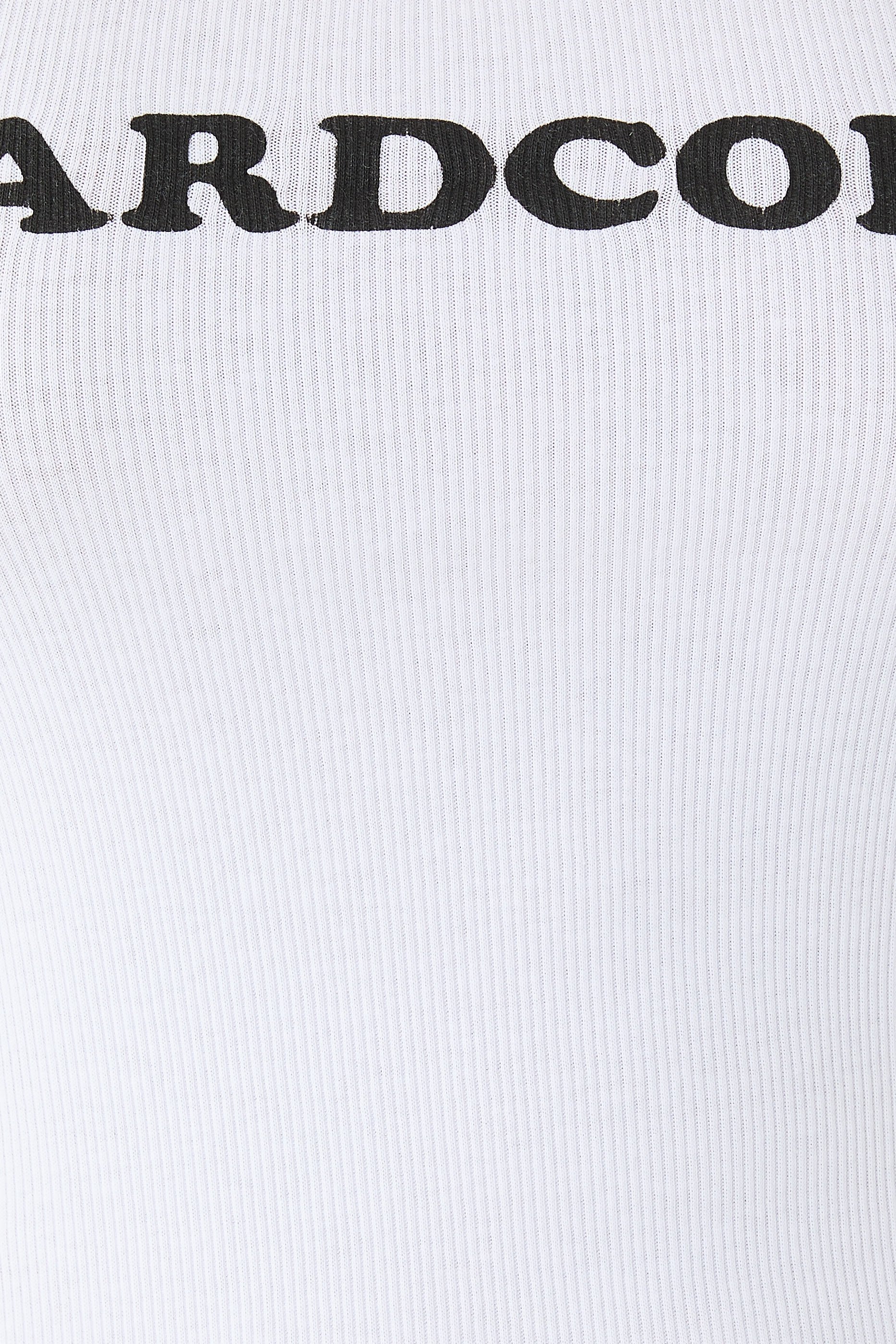 Hardcore Slogan Tank Top