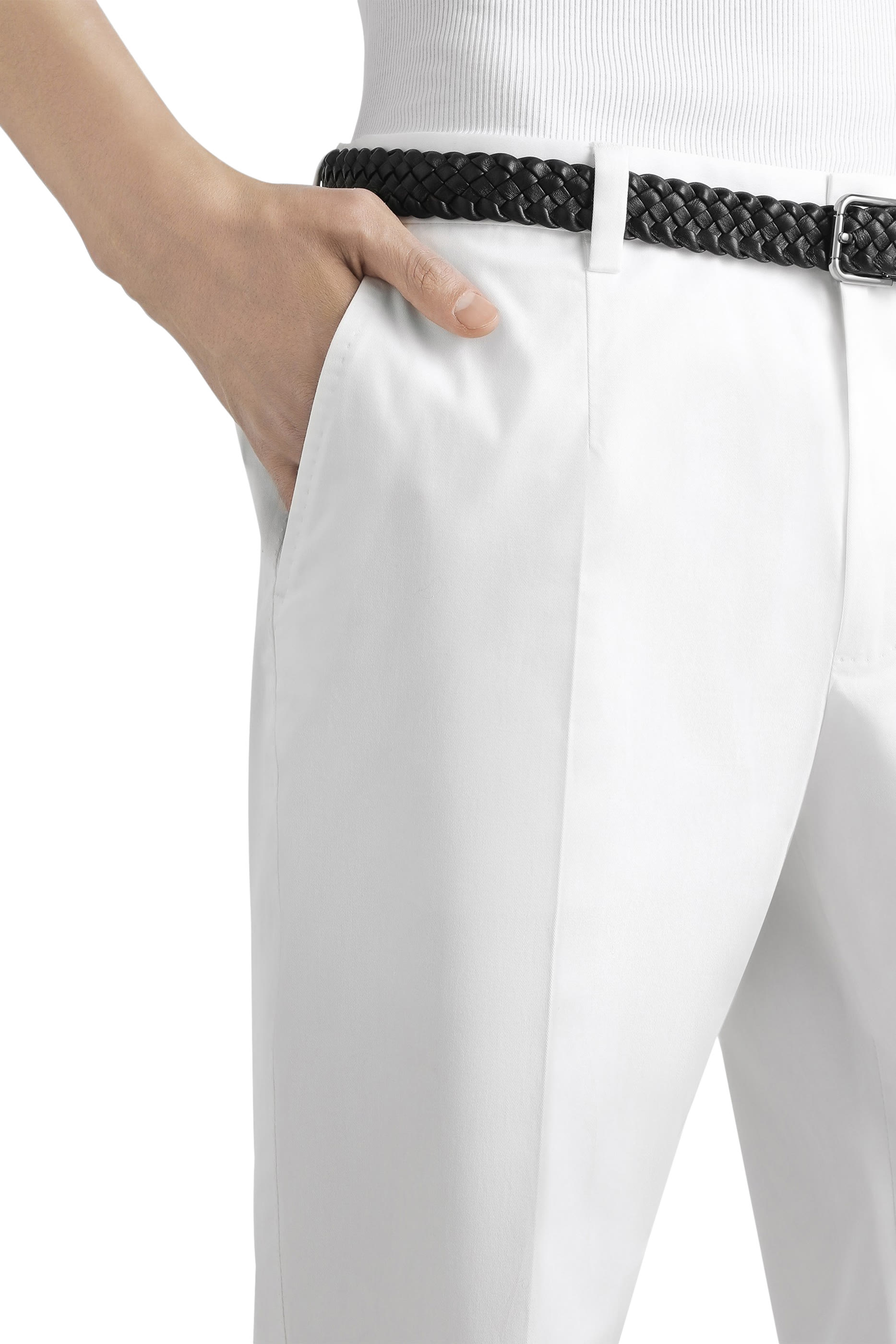 Cotton Gabardine Trousers