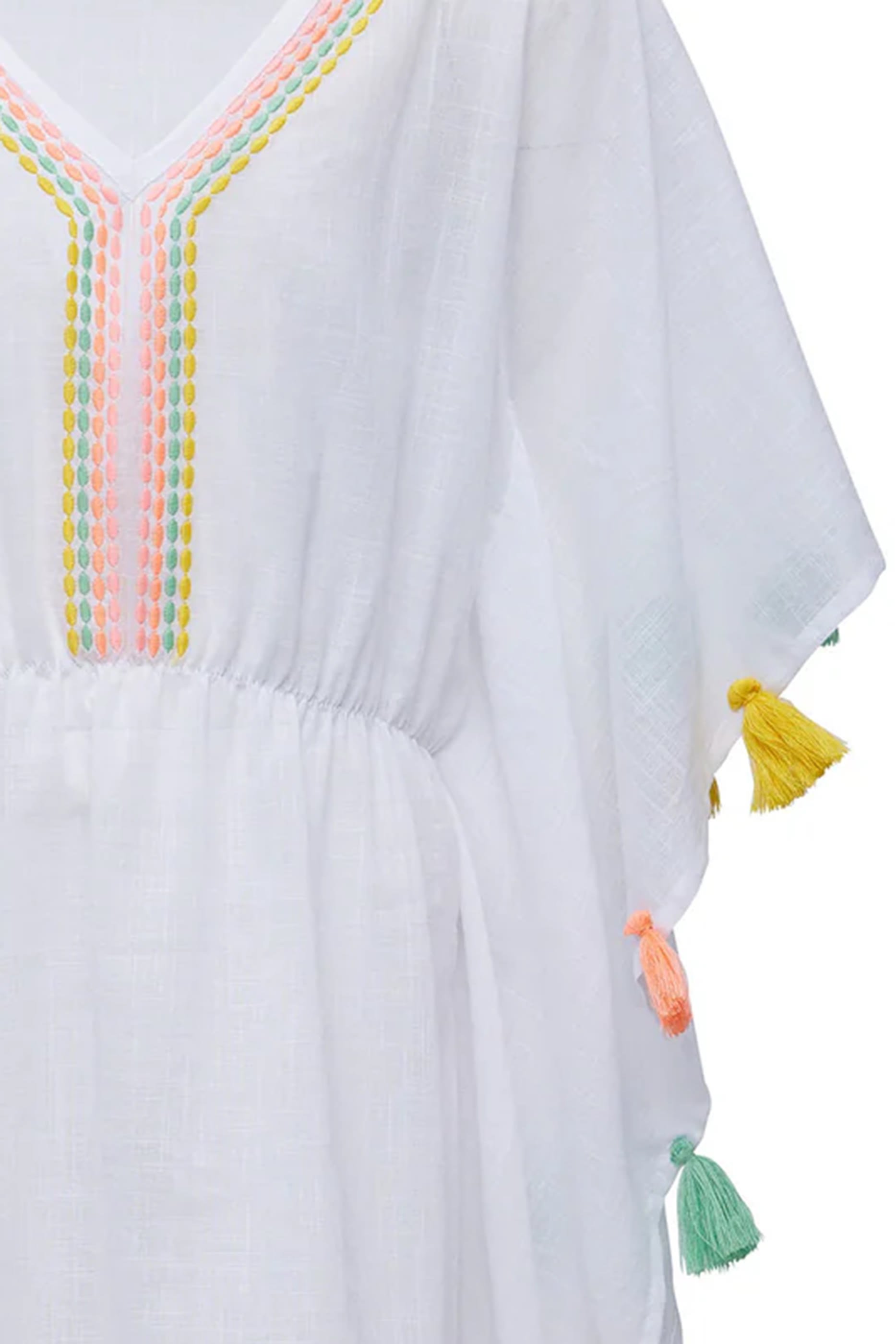 Kids Coastal Tassel Cover Up