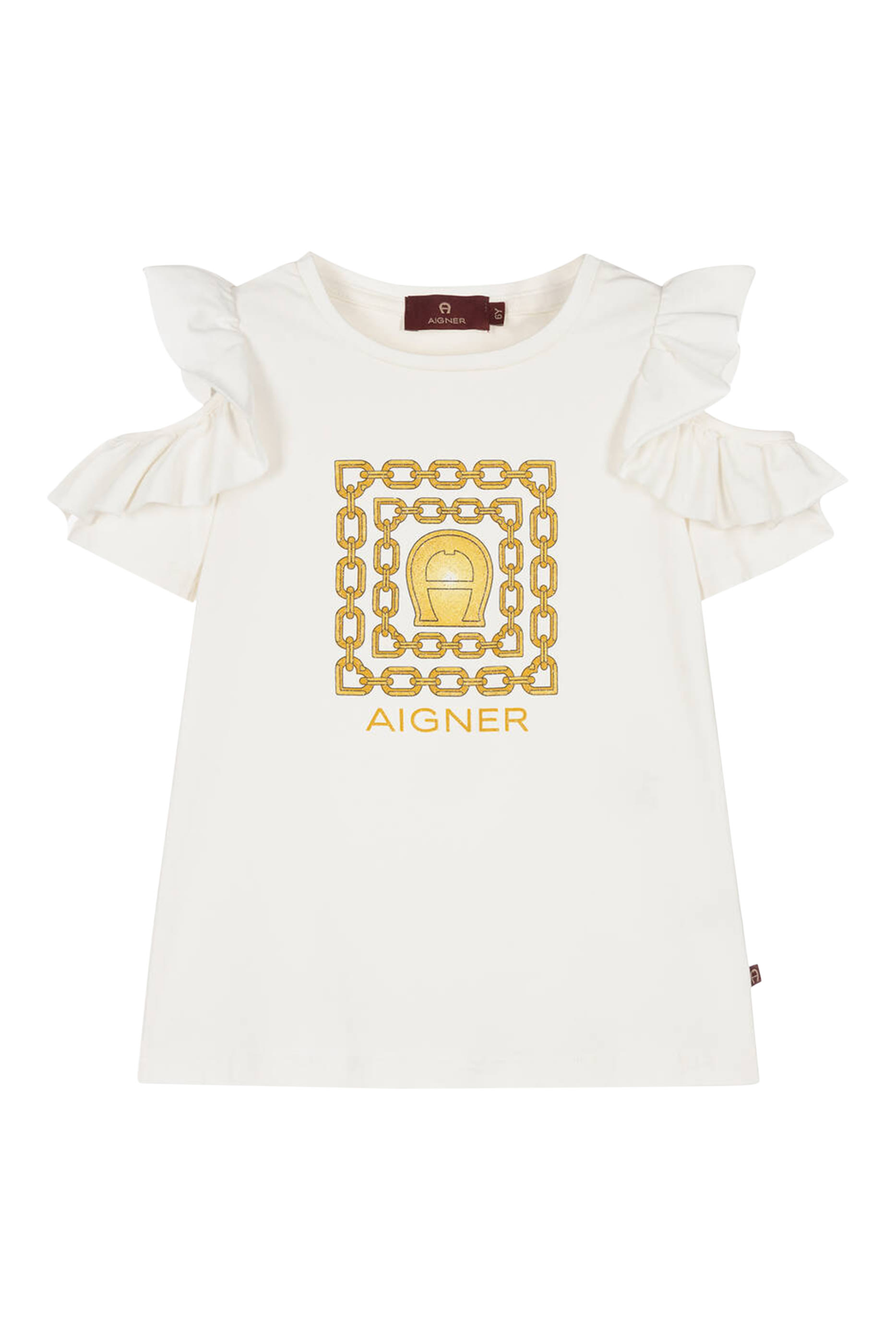 Kids Cotton Logo Print T-Shirt