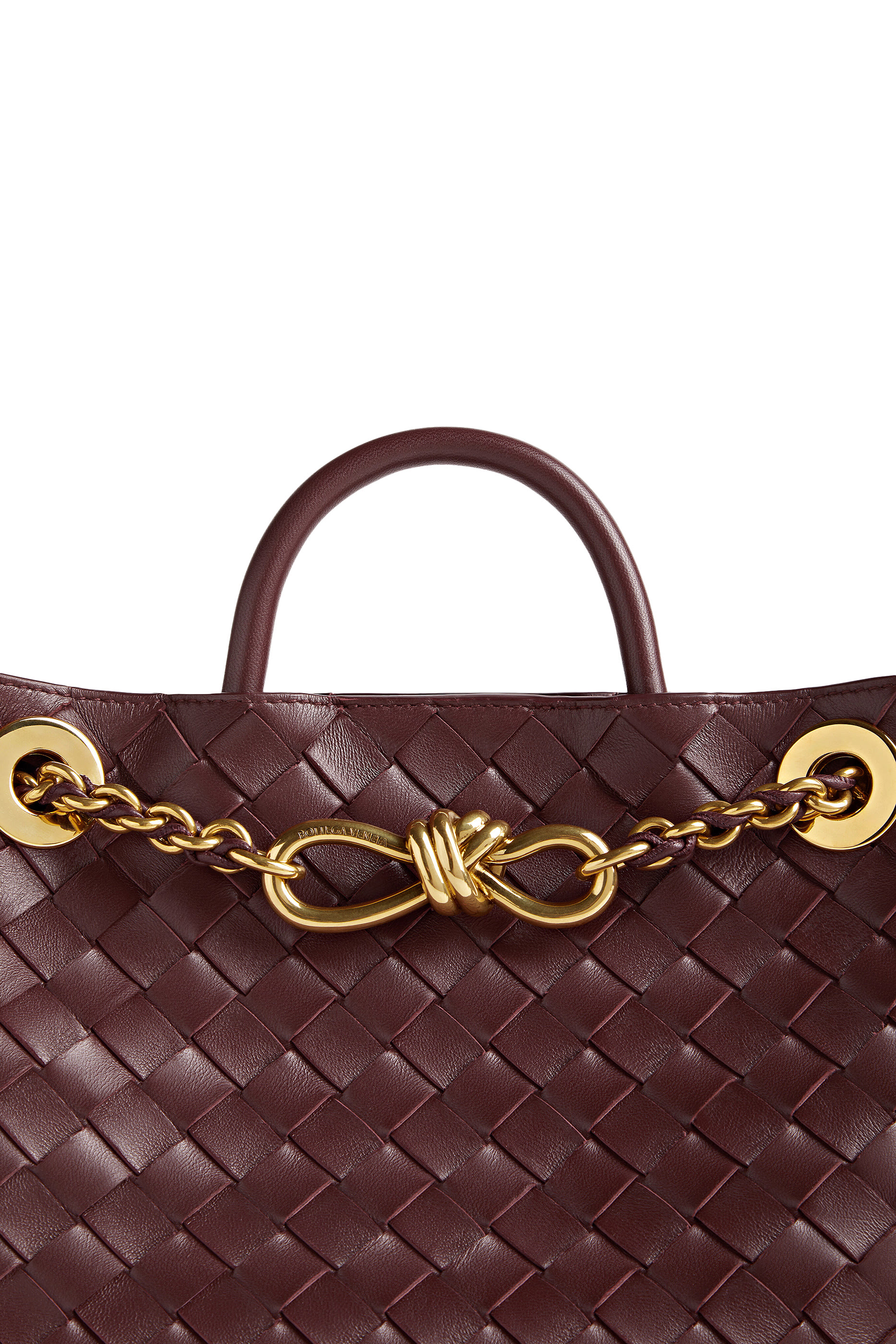Small Andiamo Chain Top-Handle Bag