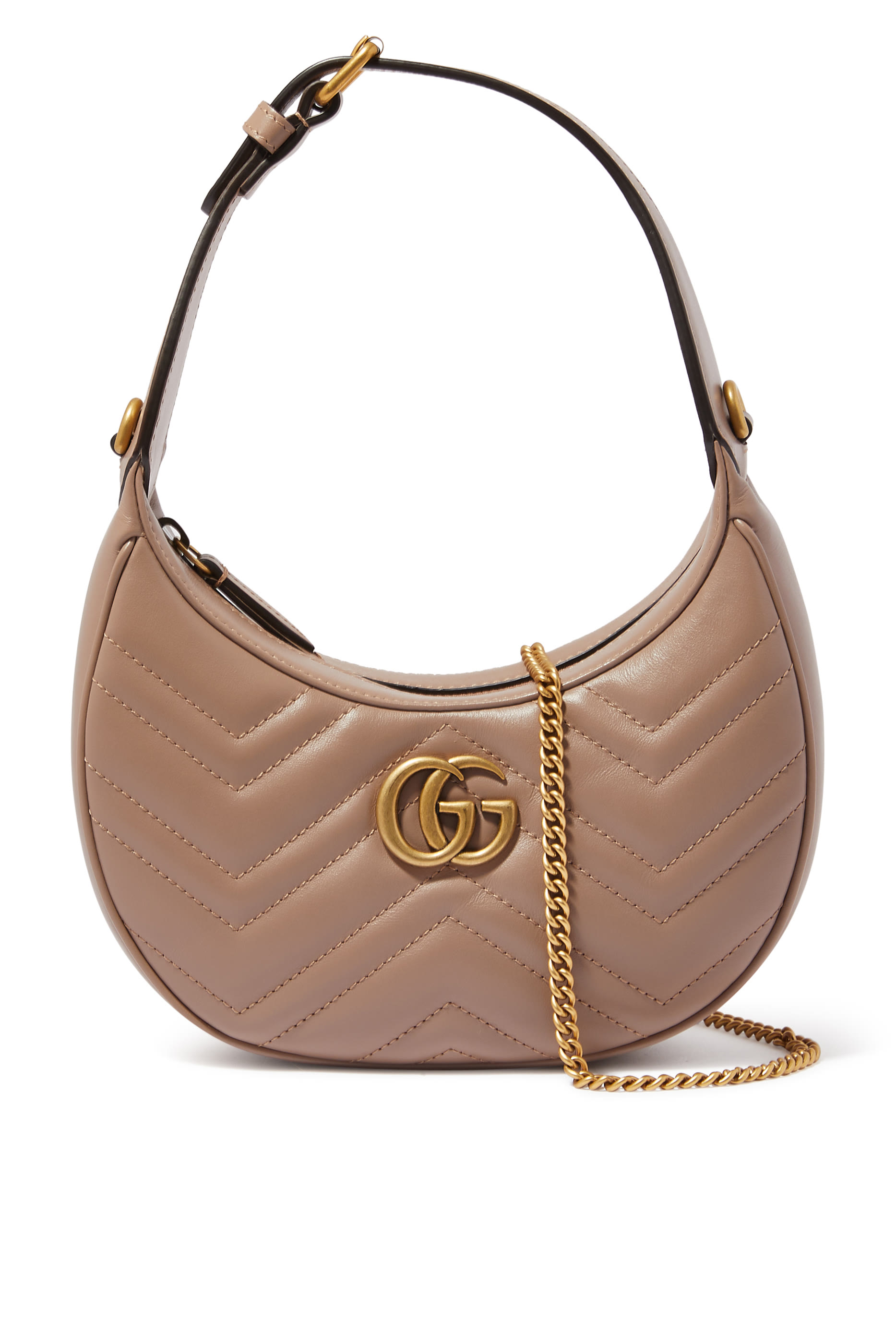 GG Marmont Half-Moon Shaped Mini Bag