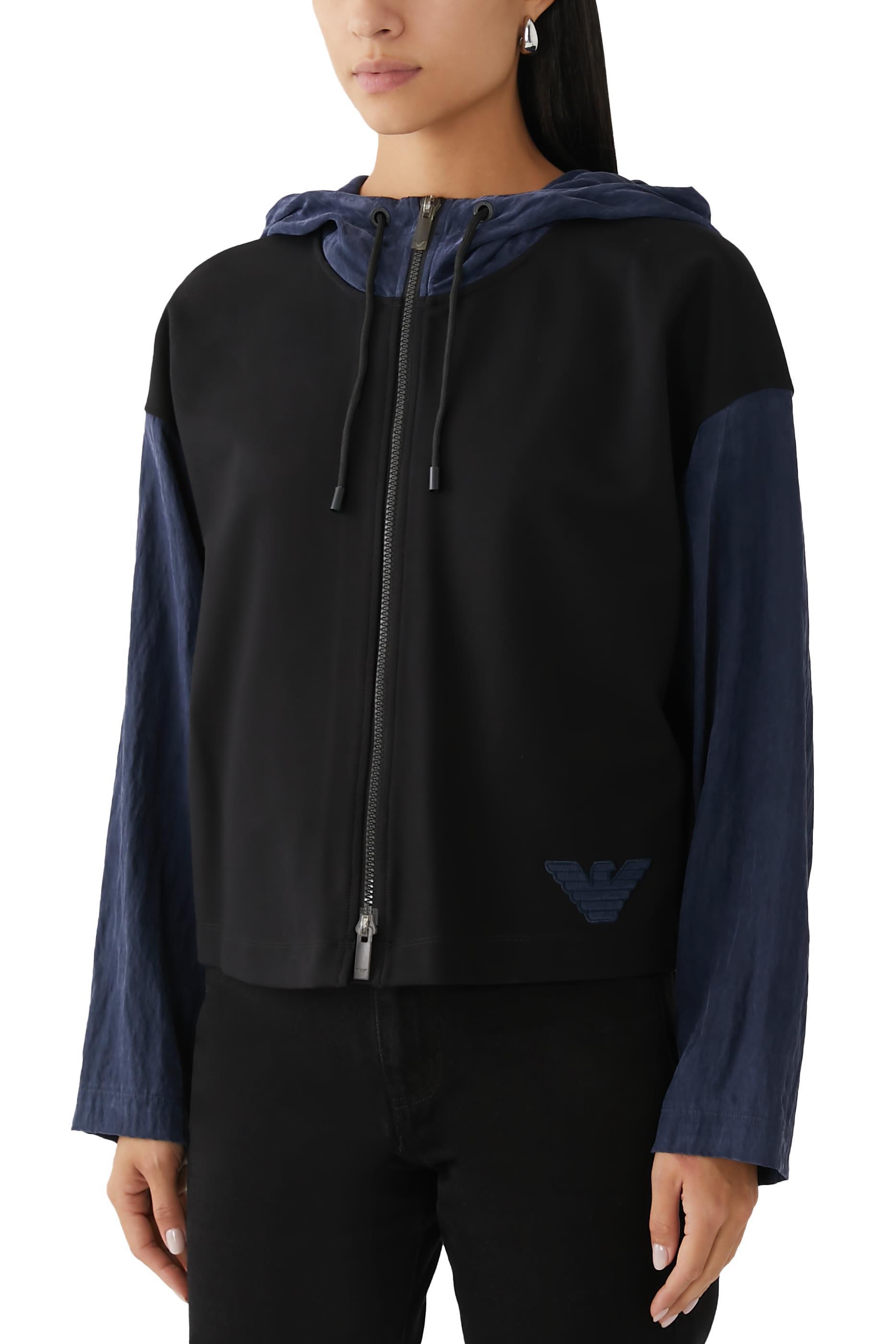 Hooded Zip-UP Blouson