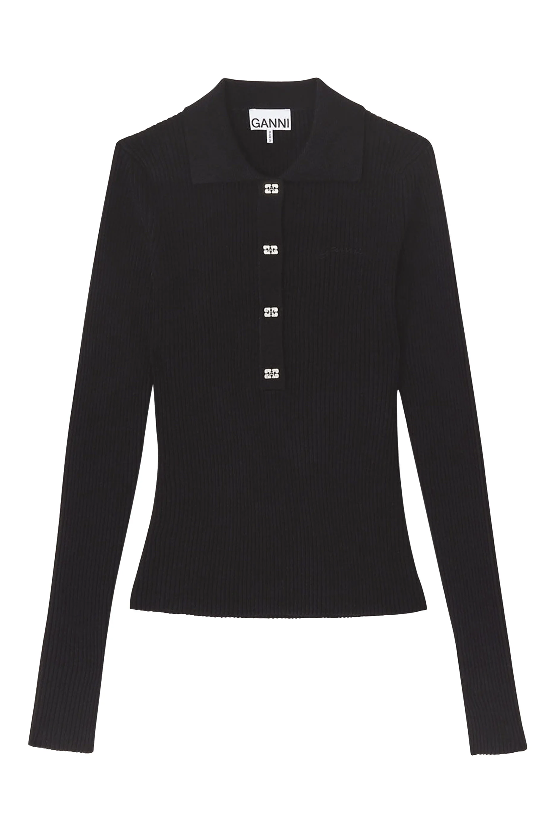 Fine Sequin Knitted Polo