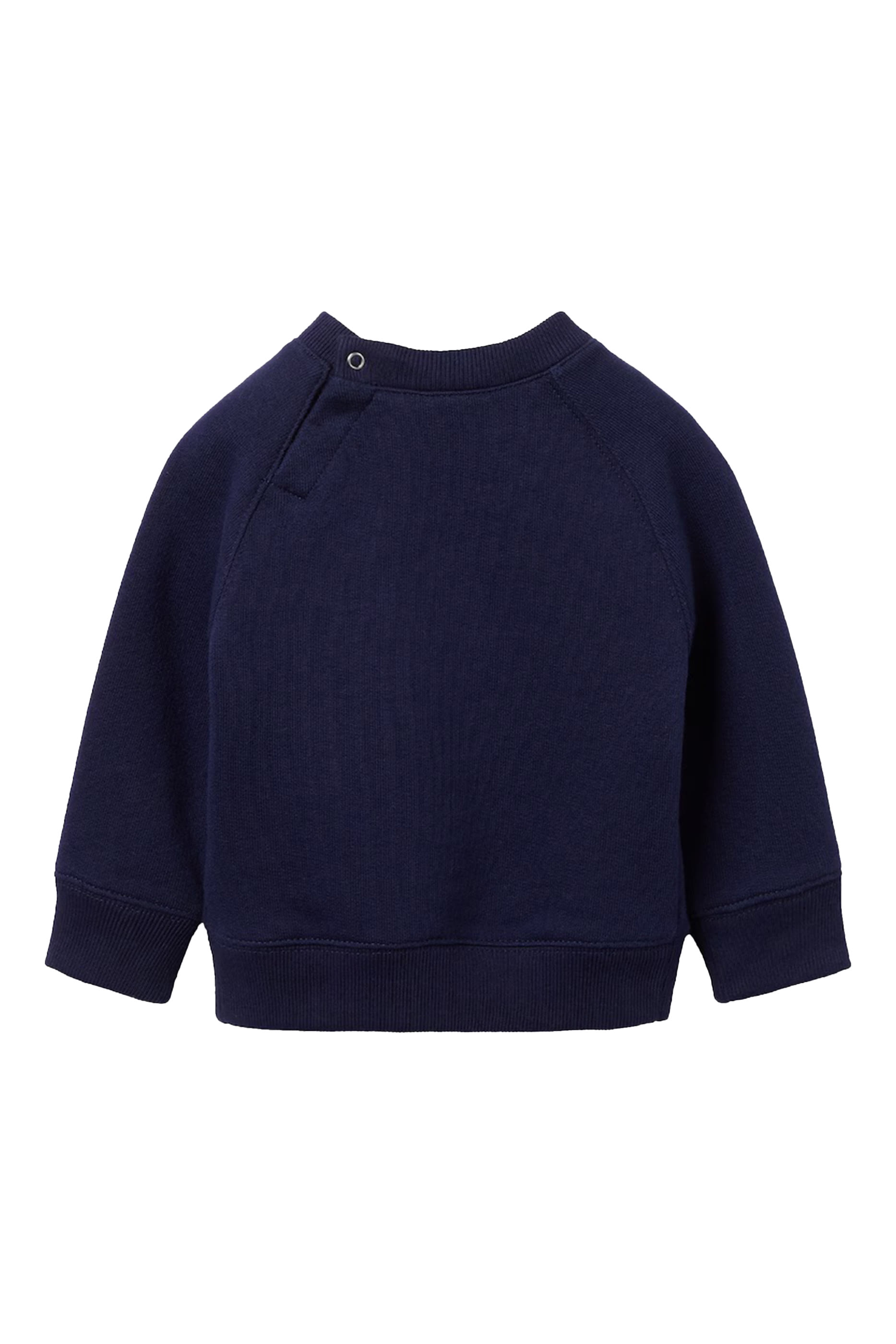 Kids Embroidered Cotton Sweatshirt