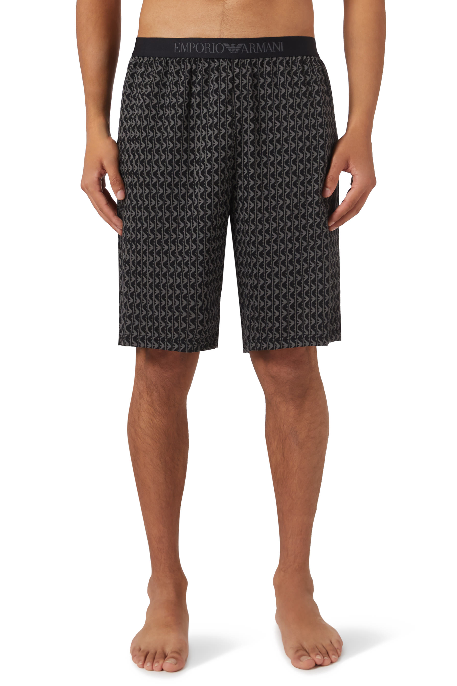 Mixed-Pattern Bermuda Short Pyjamas