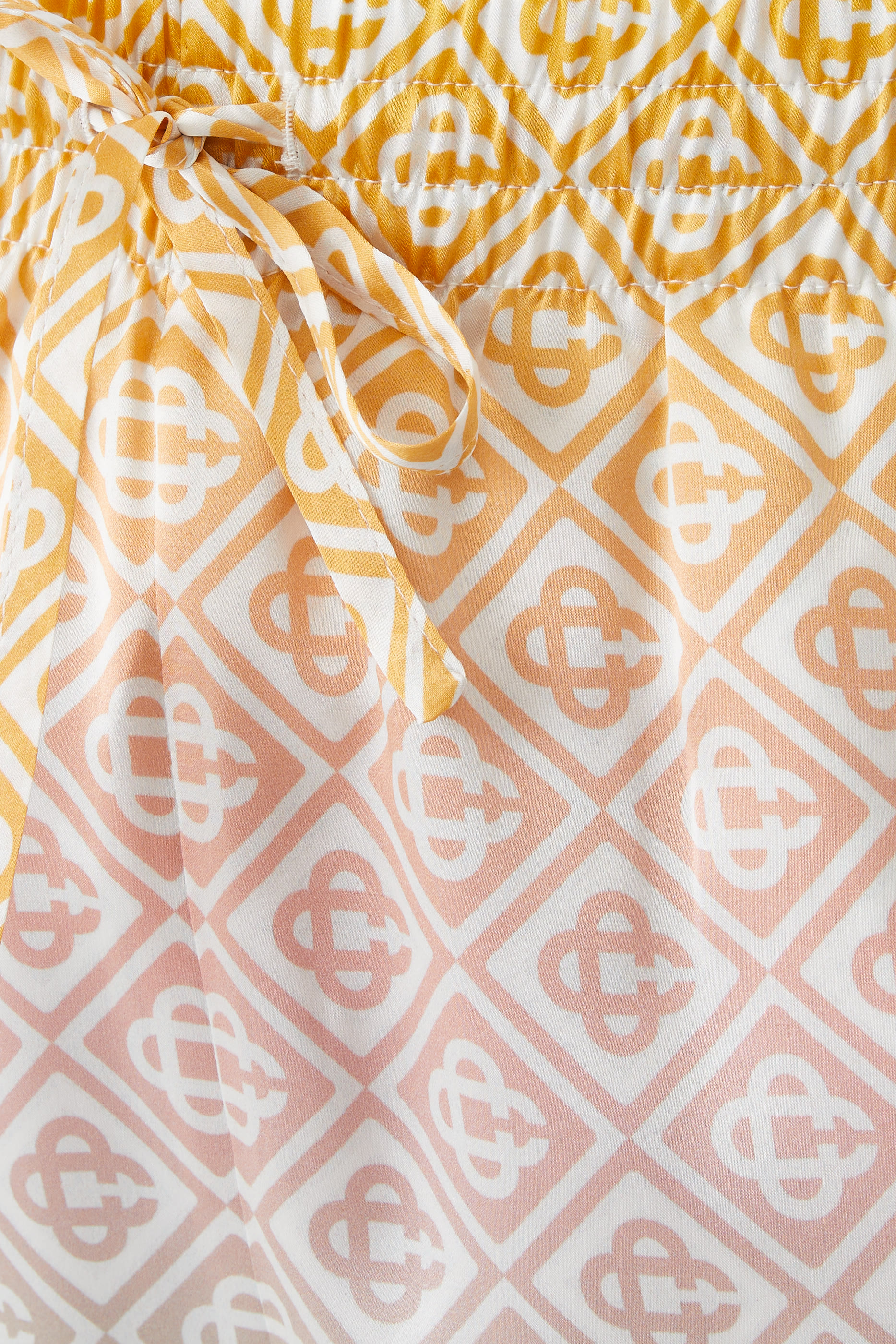 Silk Shorts with Drawstrings