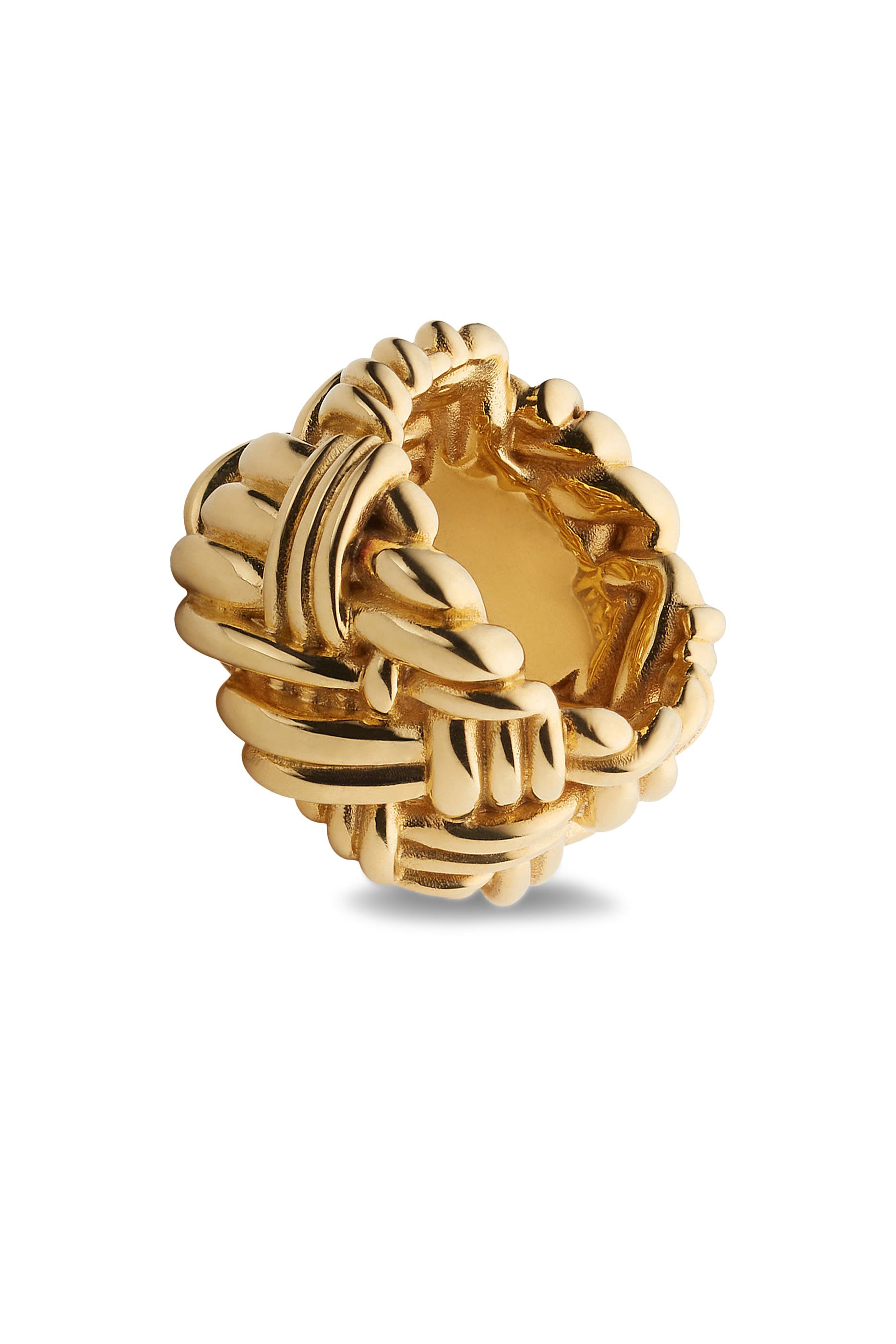 Intreccio Ring, 18k Gold-Finish Sterling Silver