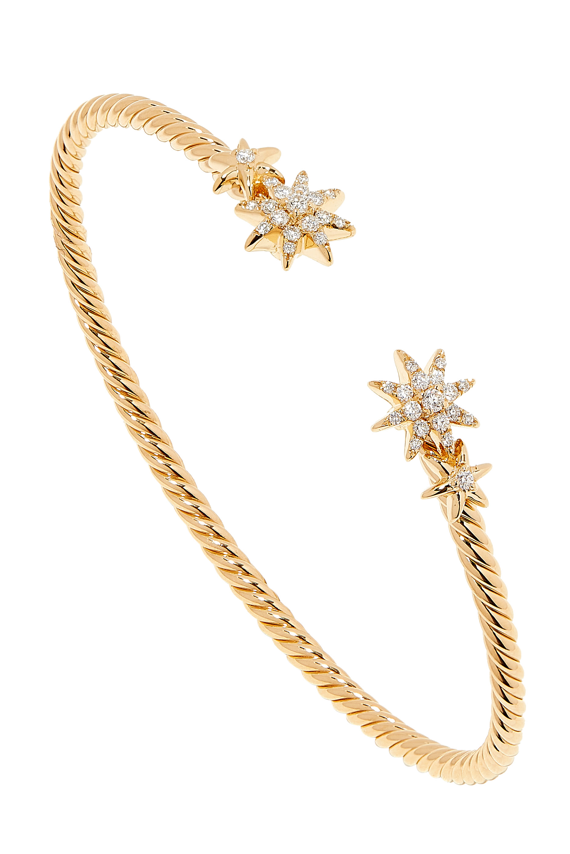 Petite Starburst Bracelet with Pav&eacute; Diamonds