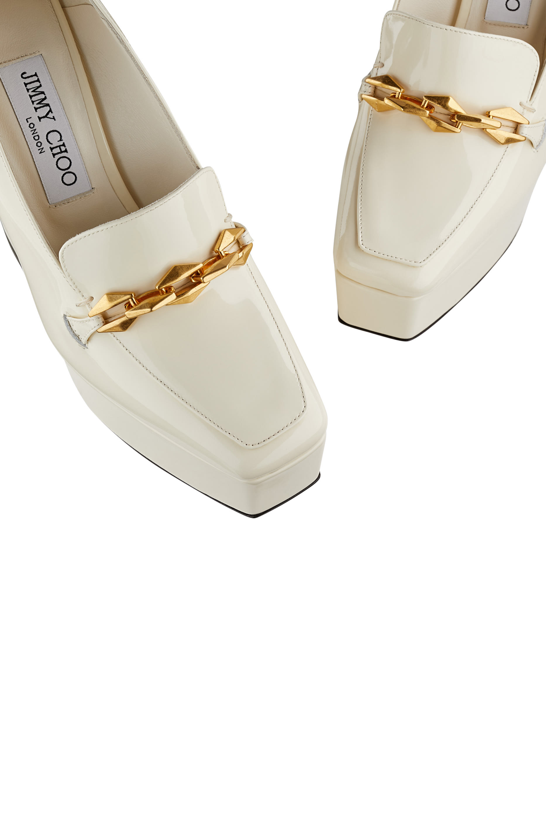 Diamond Tilda 140 Leather Platform Pumps