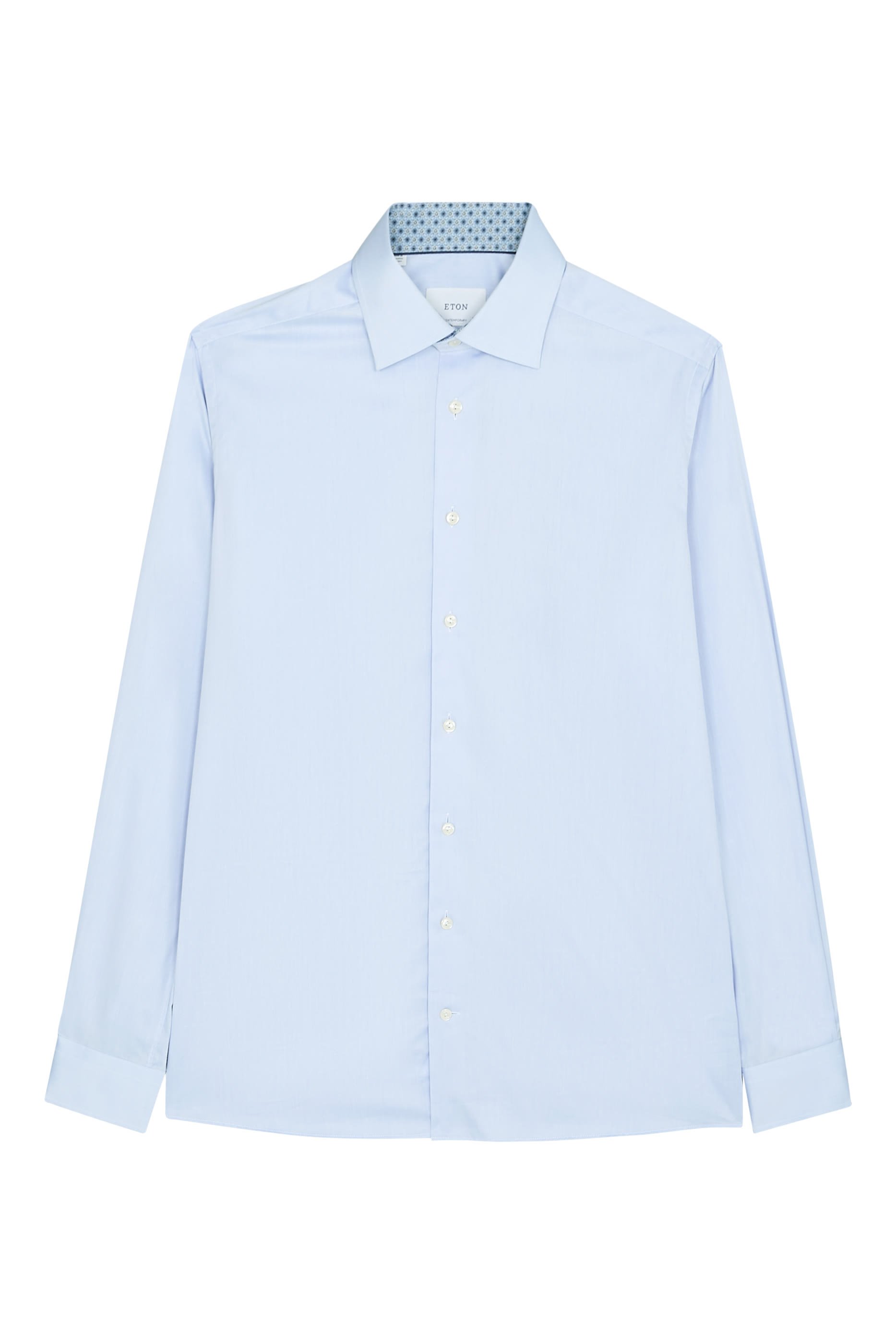 Medallion Contrast Signature Twill Shirt