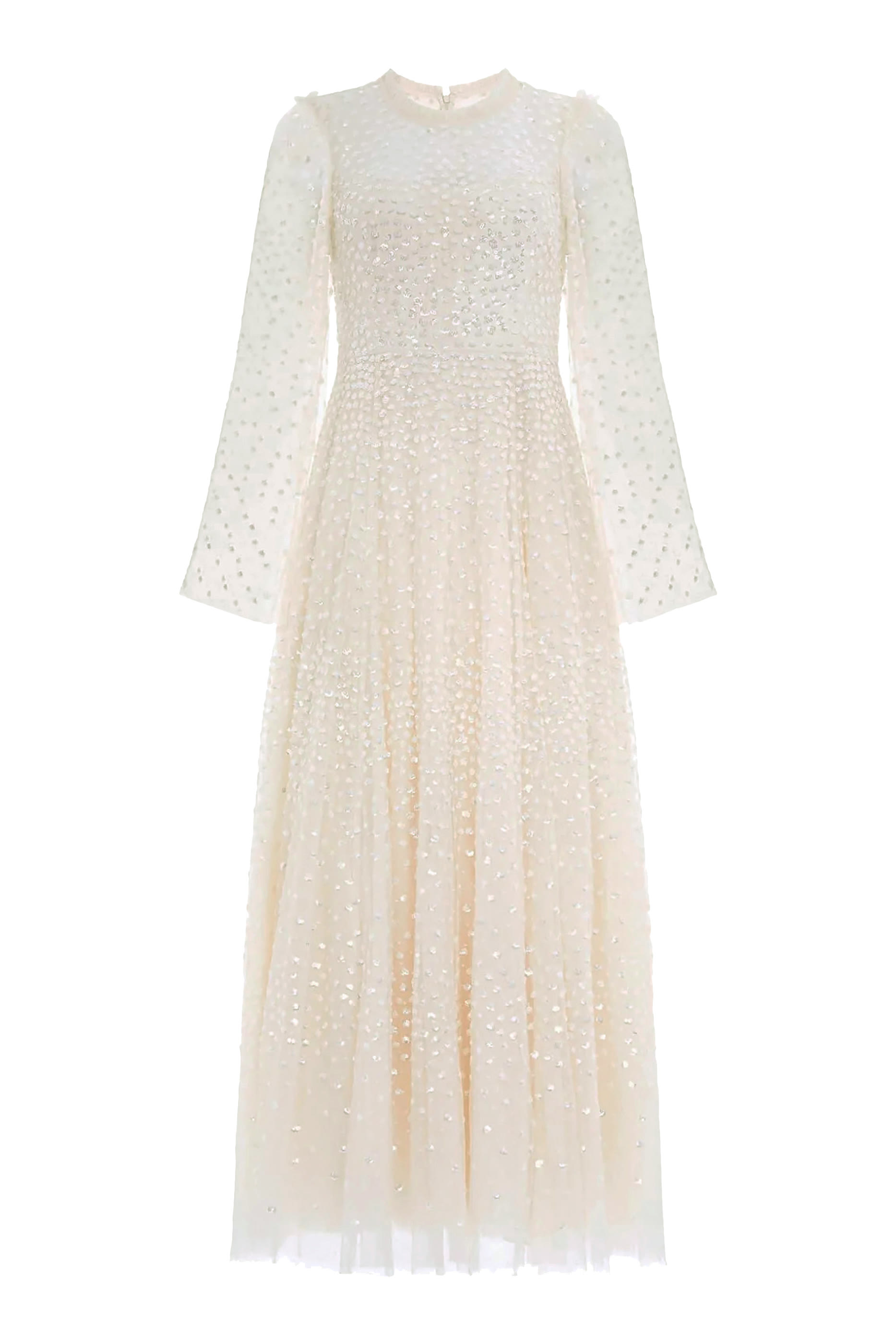 Scatter Dot Maxi Gown