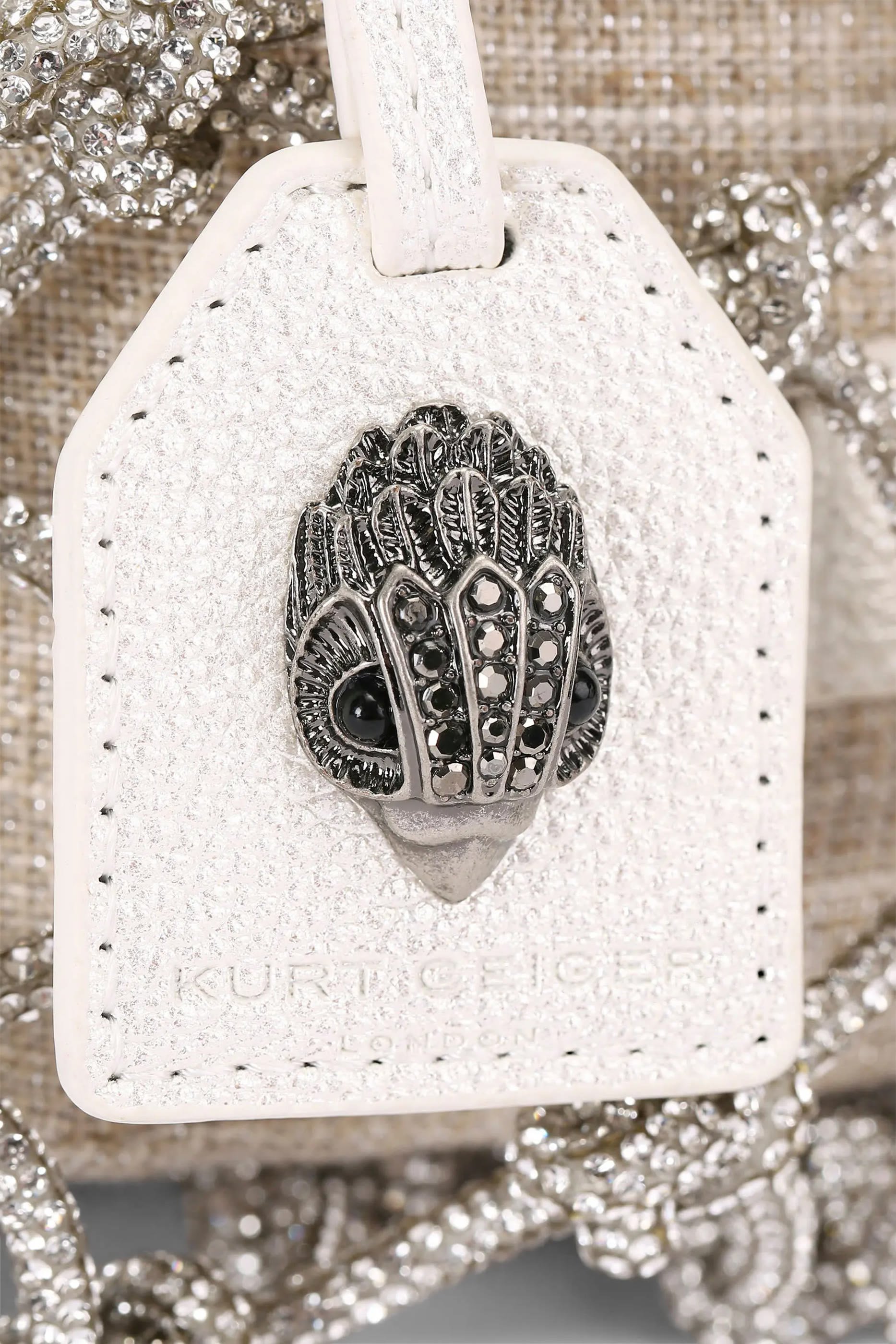 Small Crystal Macram&eacute; Bag