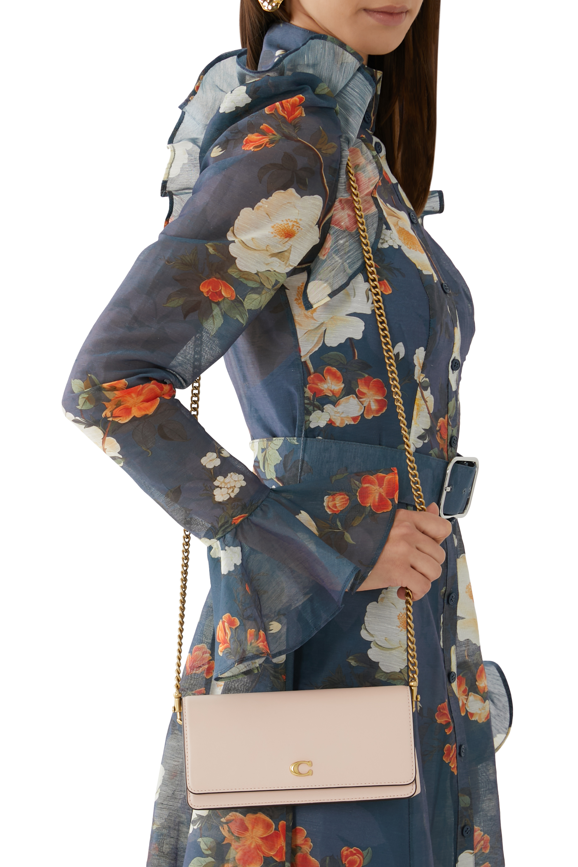 Evie Long Wallet With Chain