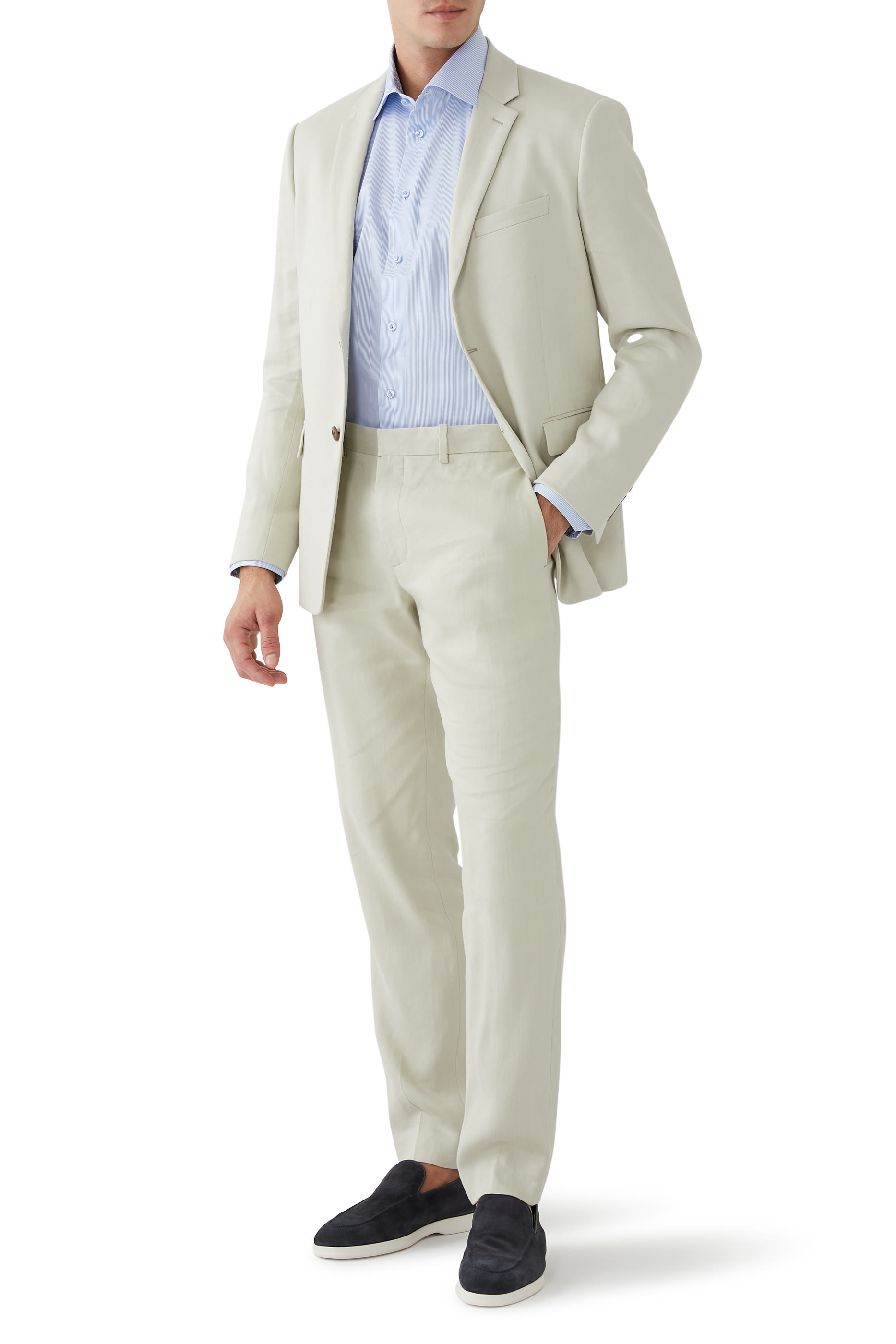 Fine Striped Signature Twill Shirt