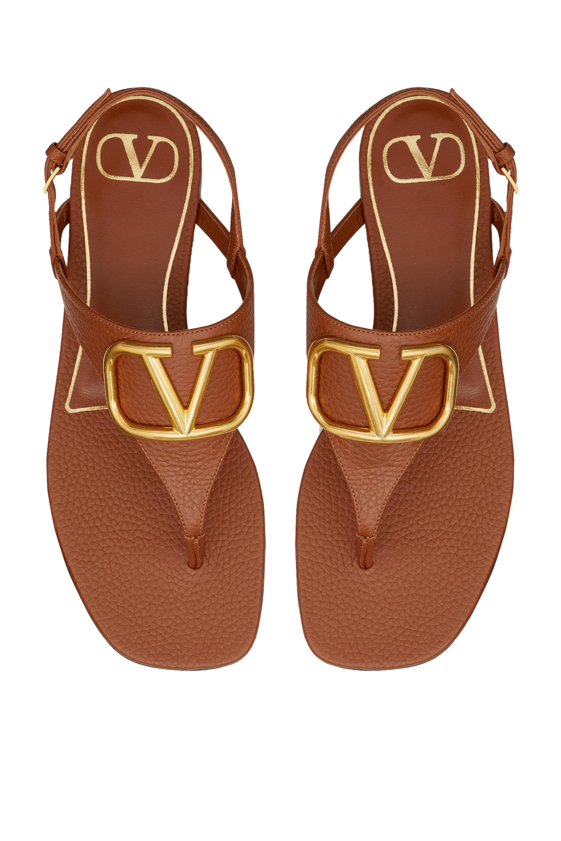 Valentino Garavani Vlogo Signature Flat Thong Sandals