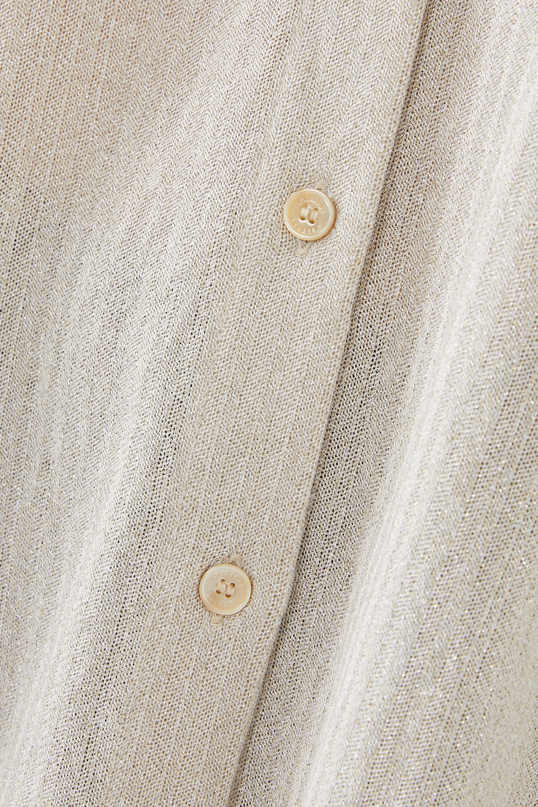 Essentials Raschel Lame Long Sleeve Shirt