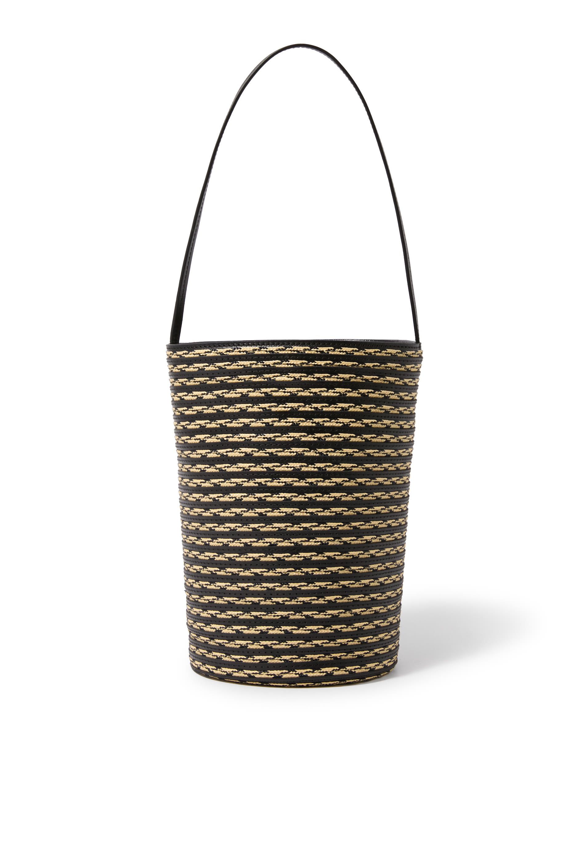 Beau Raffia North South Small Tote