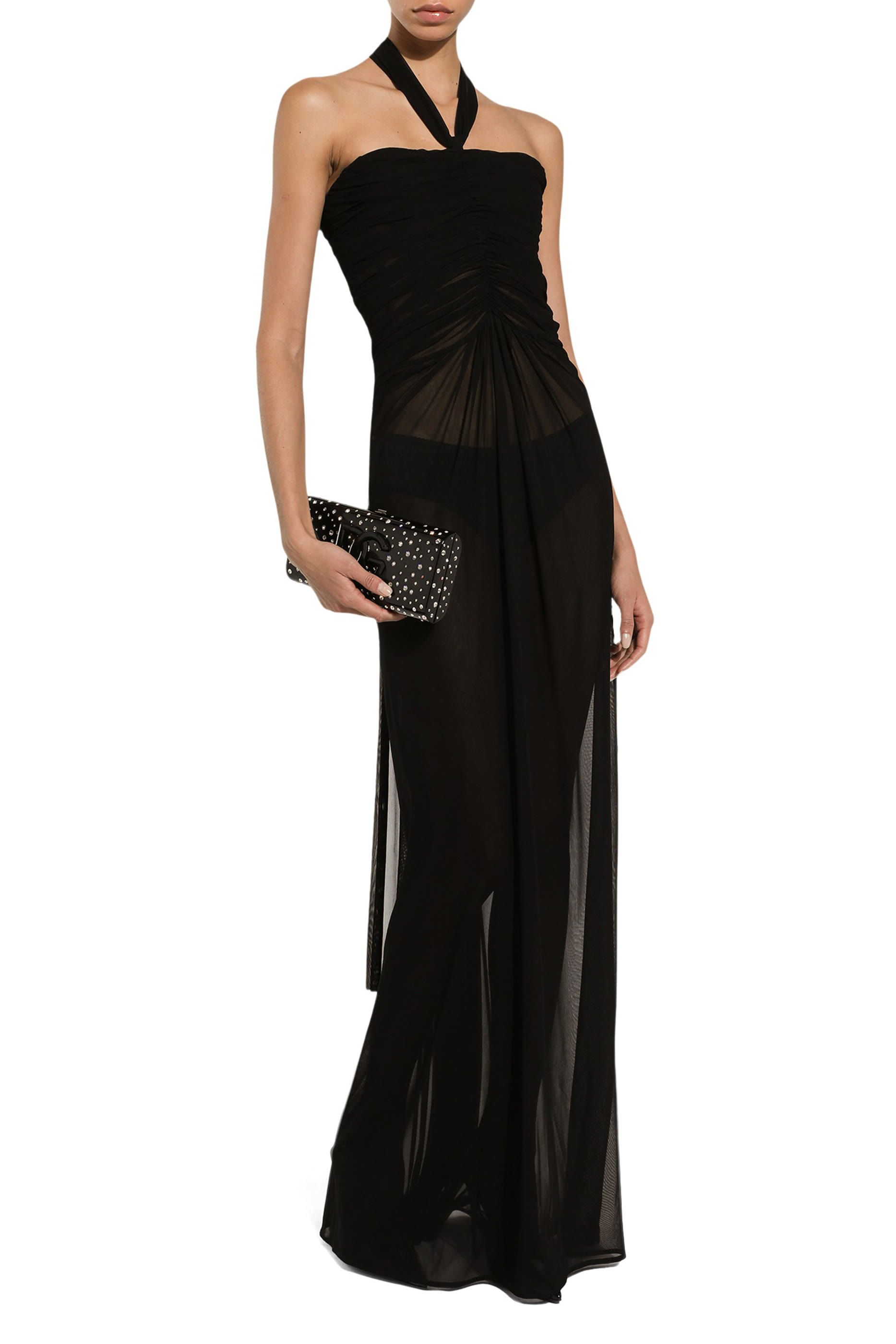 Long Light Organzine Dress