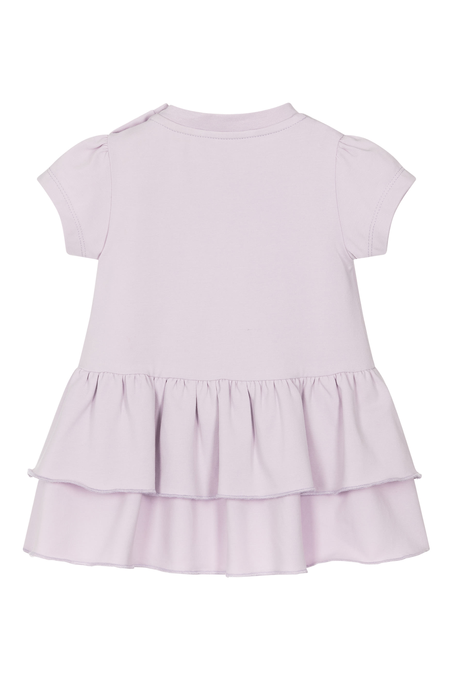Kids Cotton Jersey Tiered Dress 