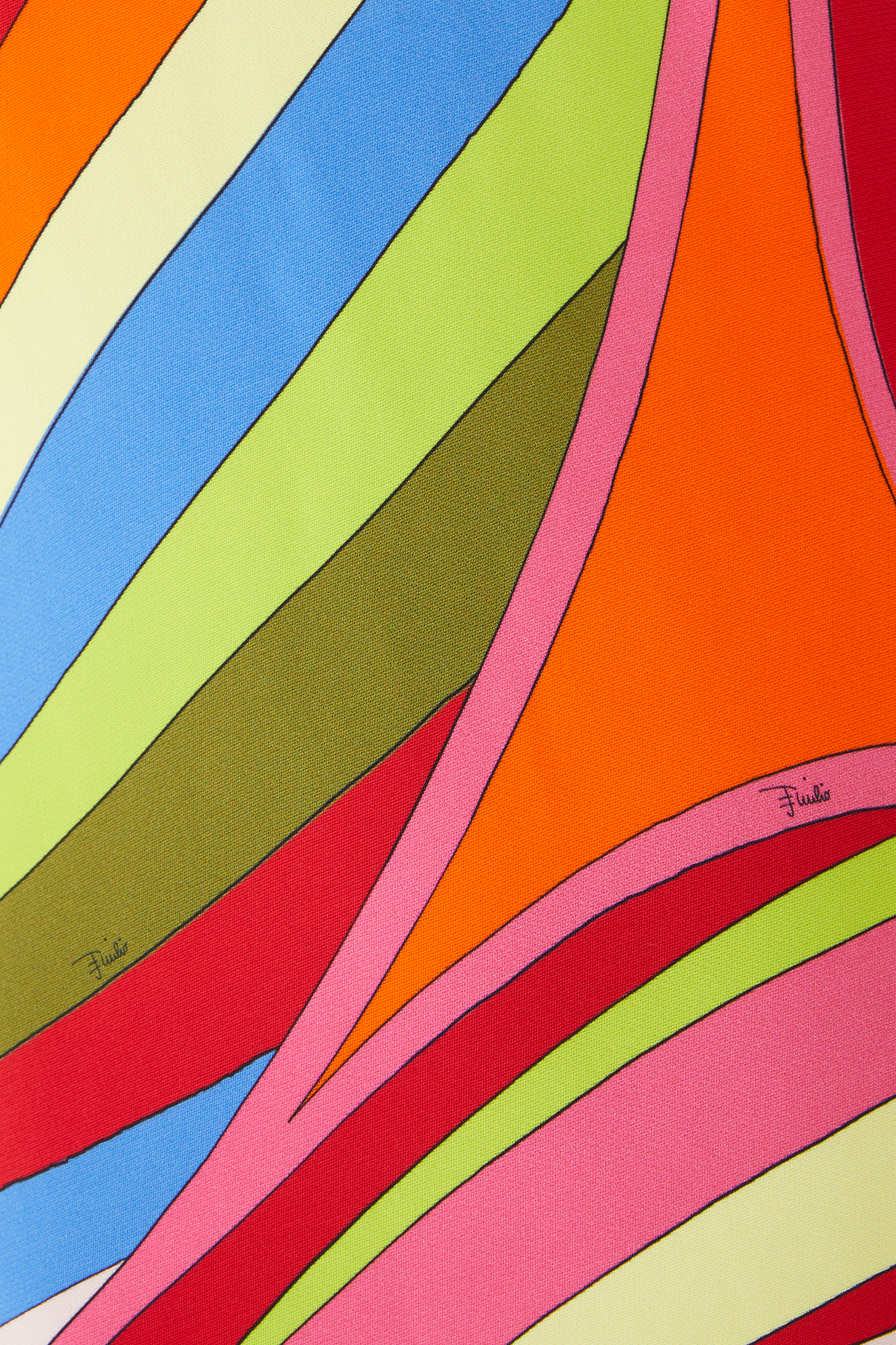 Iride-Print Mini Dress