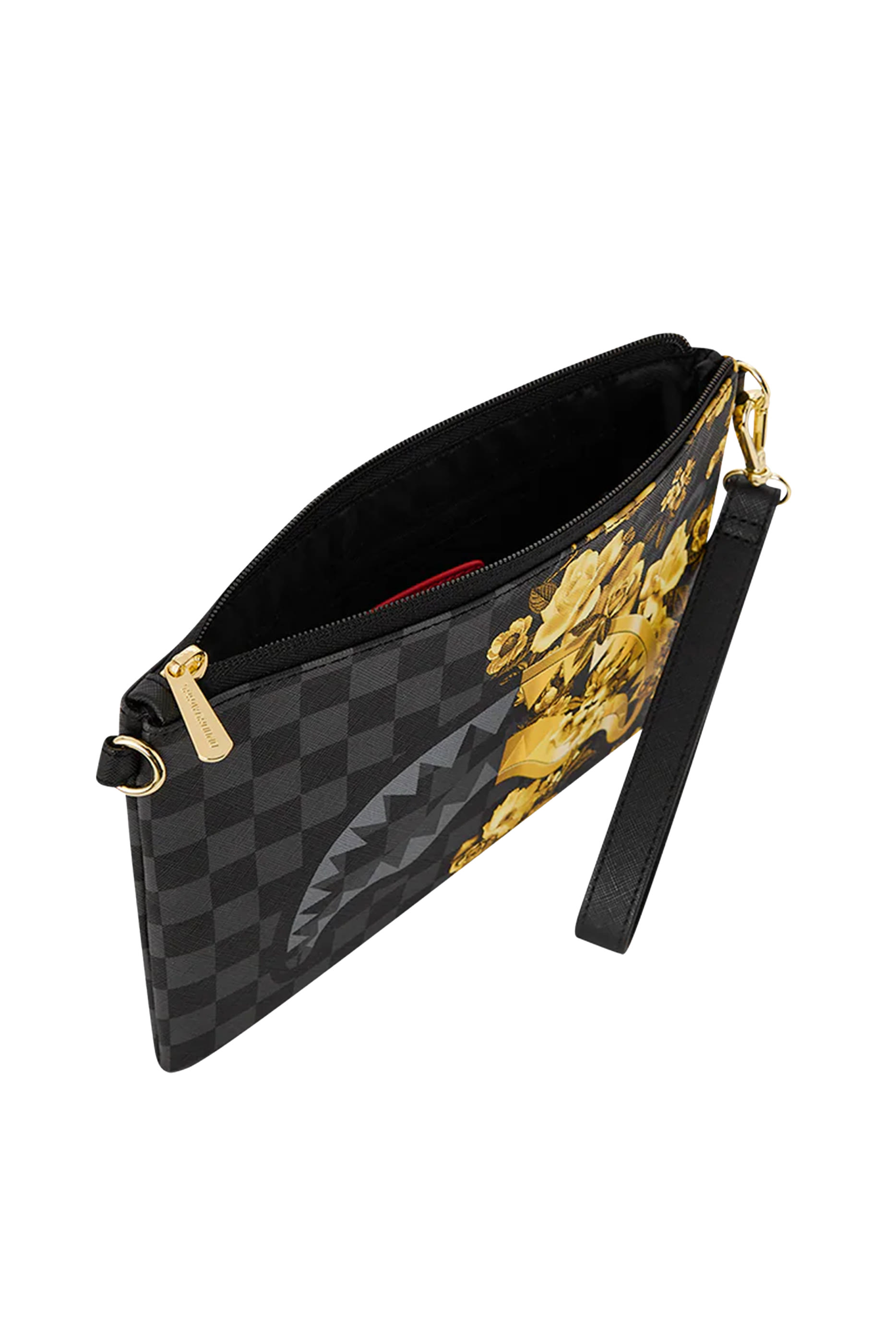 Kids Gold Floral Remix Crossover Clutch