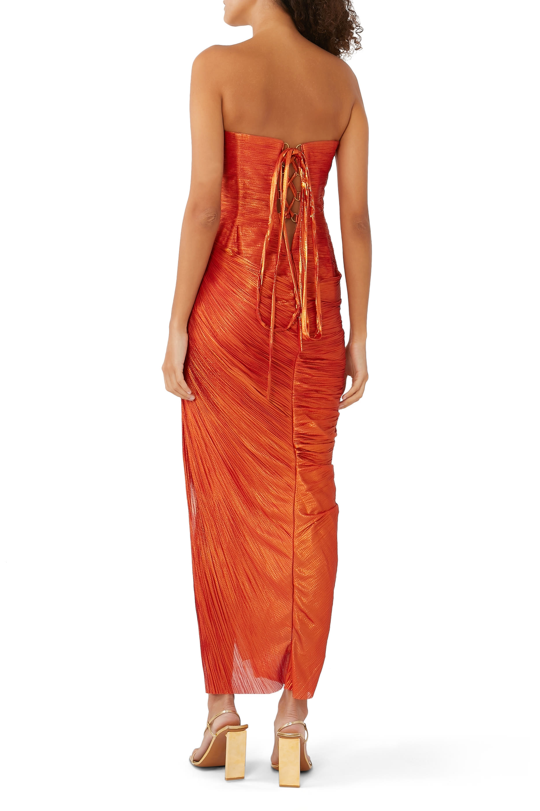 Strapless Ruby Midi Dress