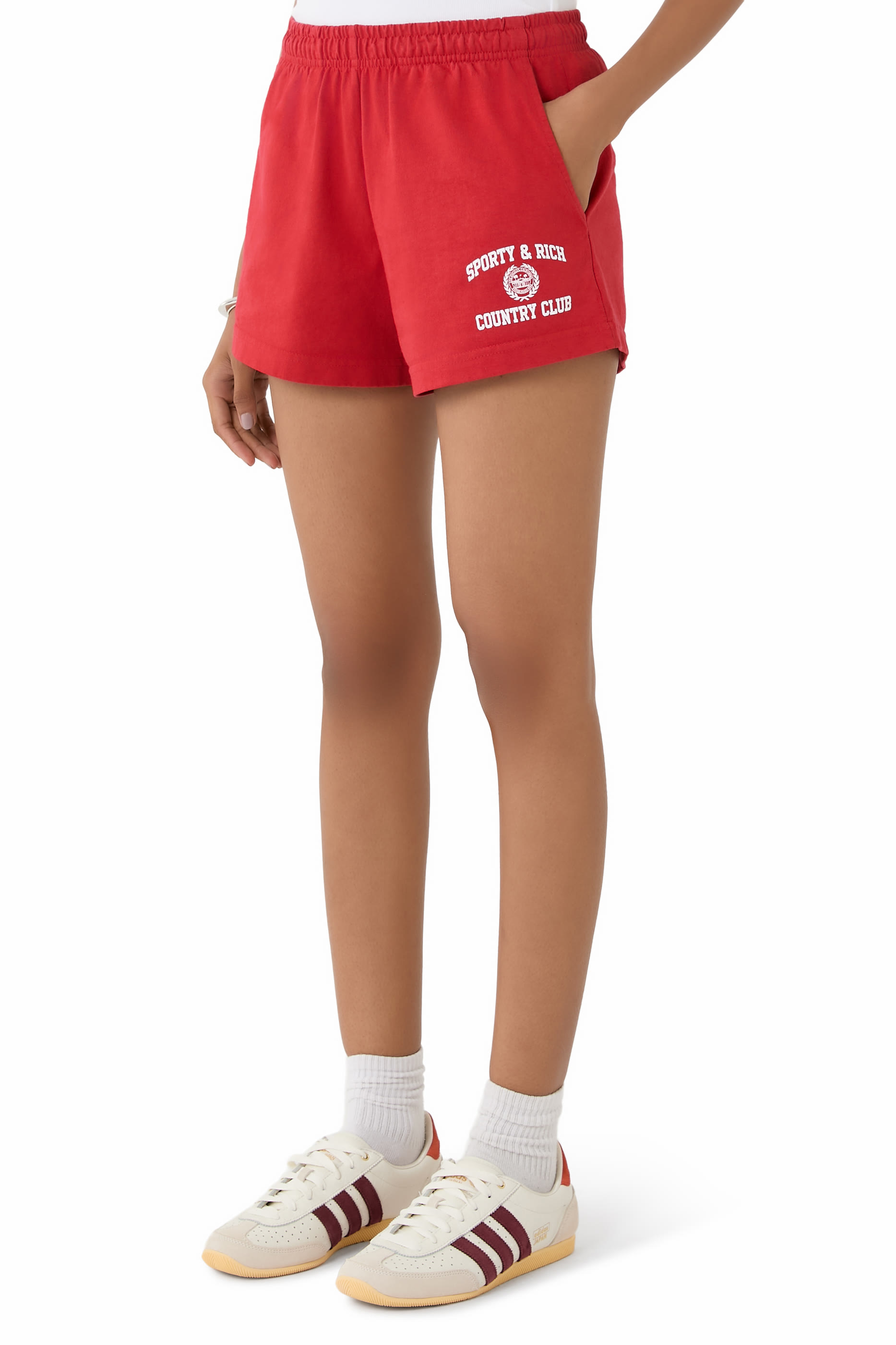 Varsity Crest Disco Shorts