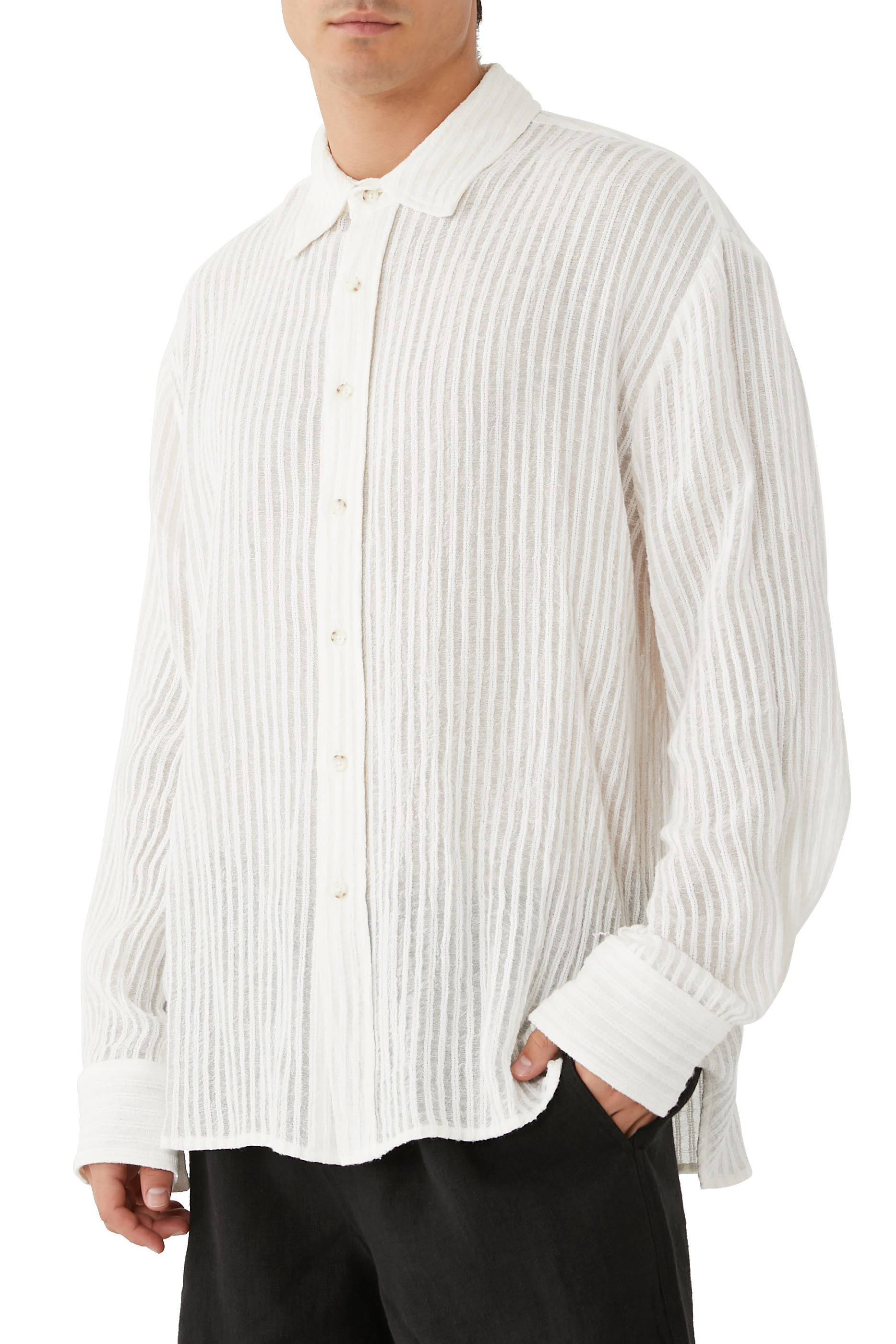 Woven Textured Shirt