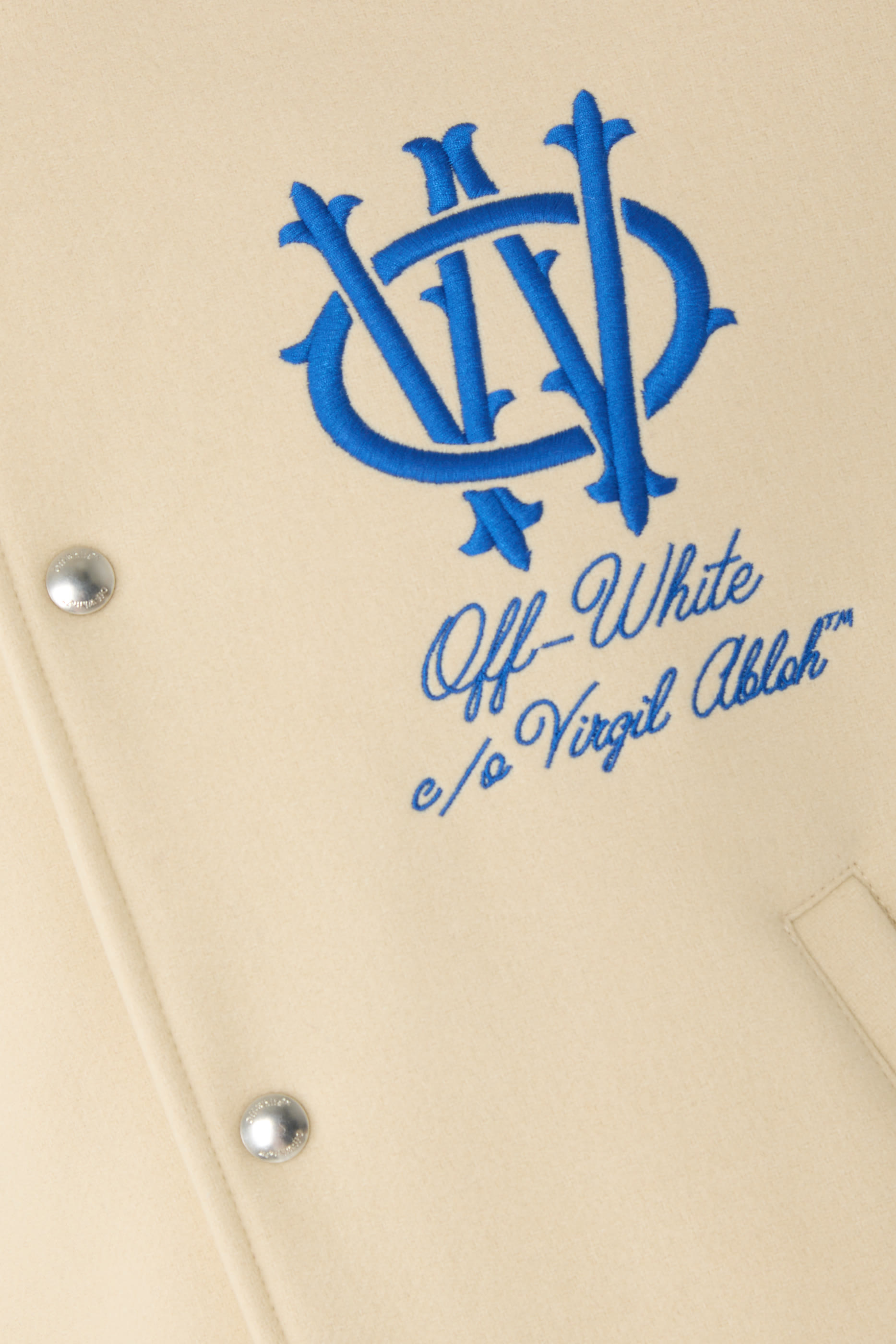 Denim Sleeves Bomber Jacket