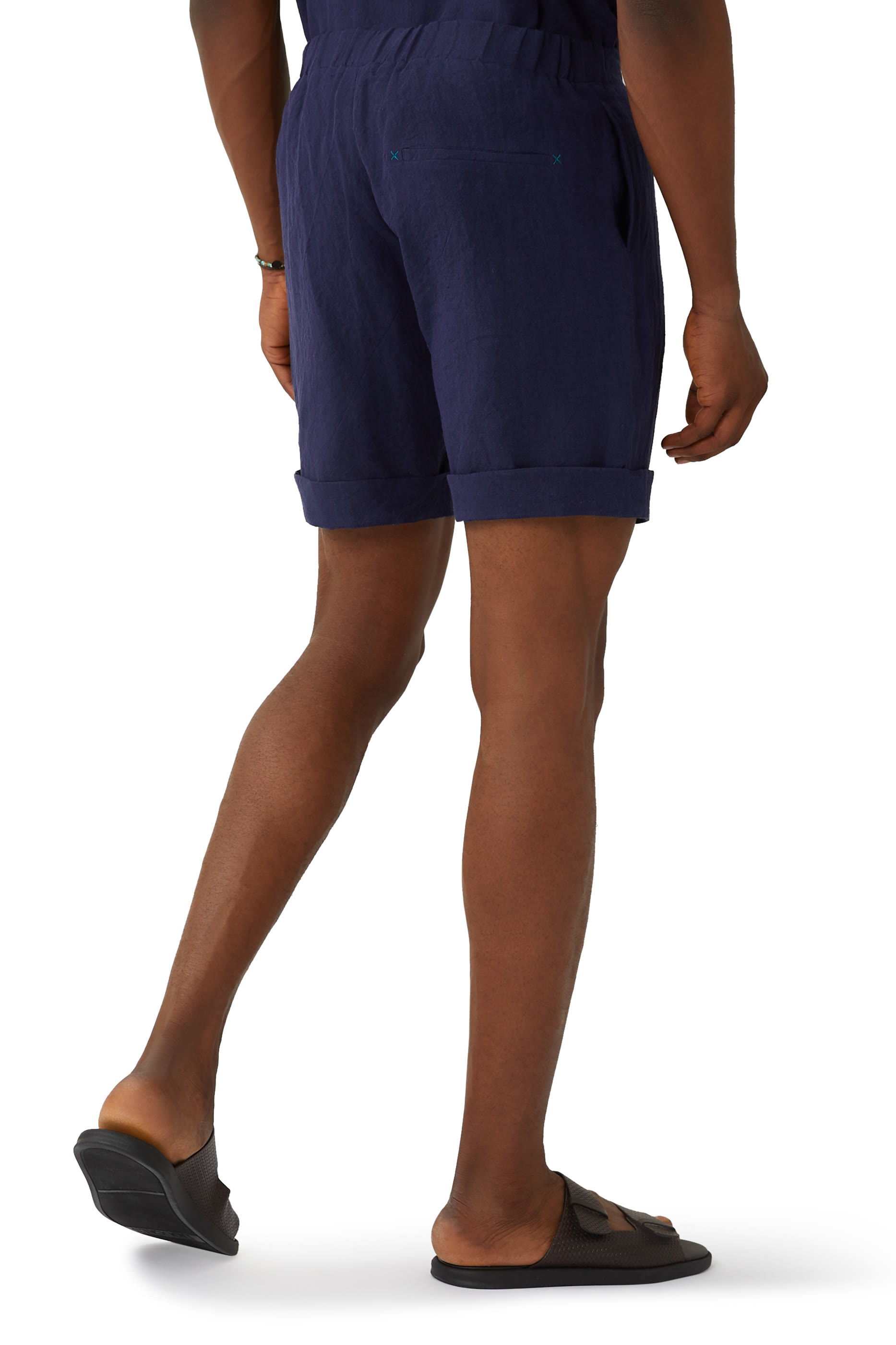 Linen Drawstring Shorts