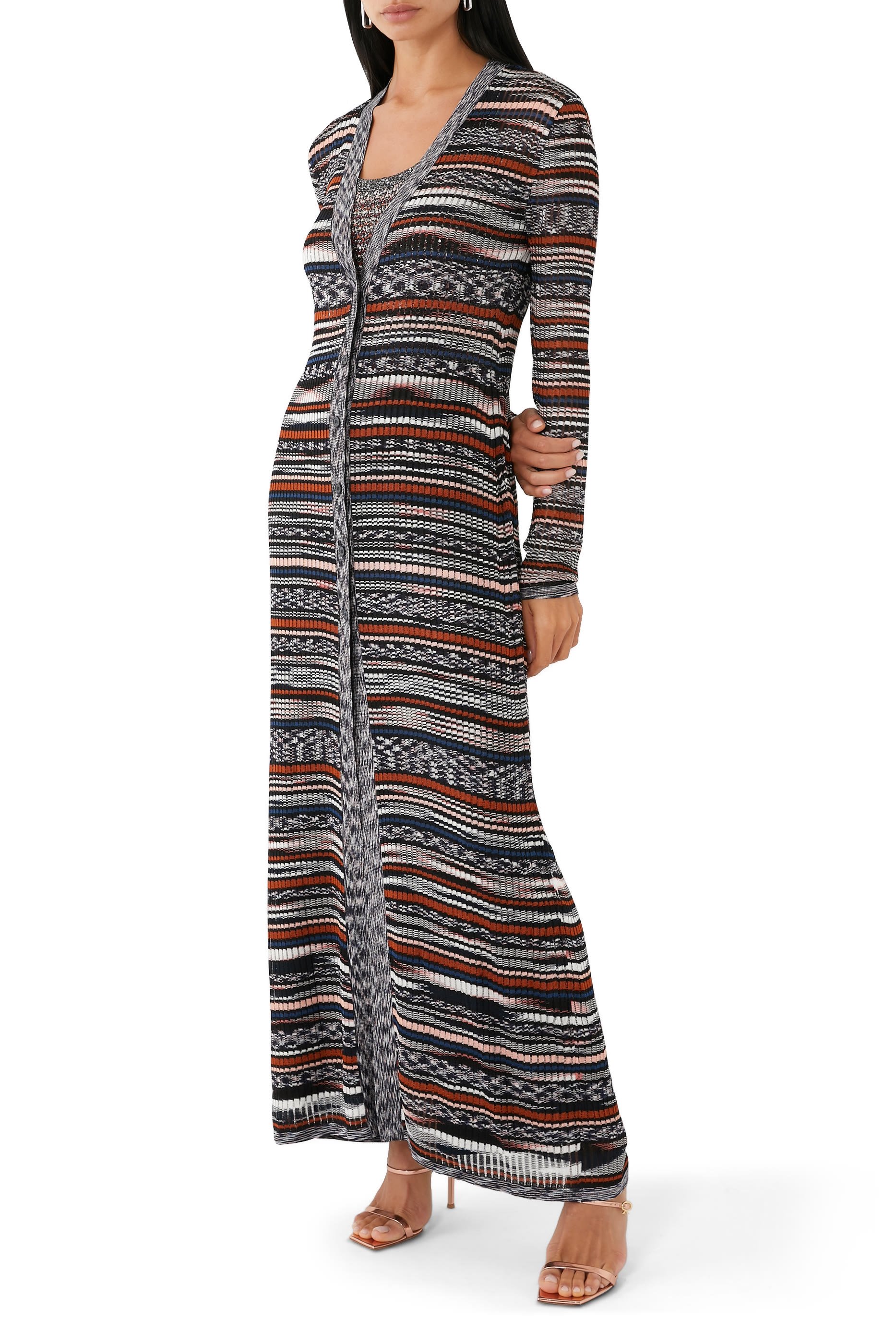 Long Ribbed Cardigan