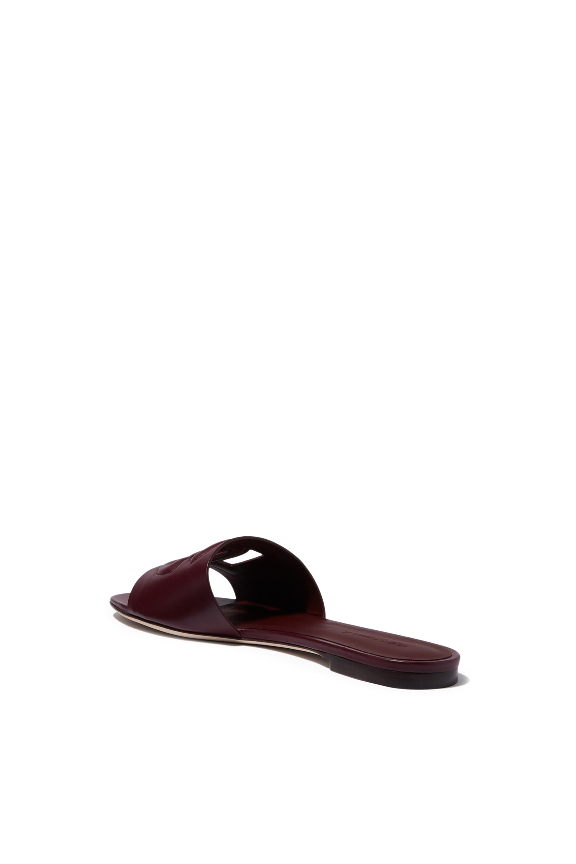 Calfskin Slides with DG Logo