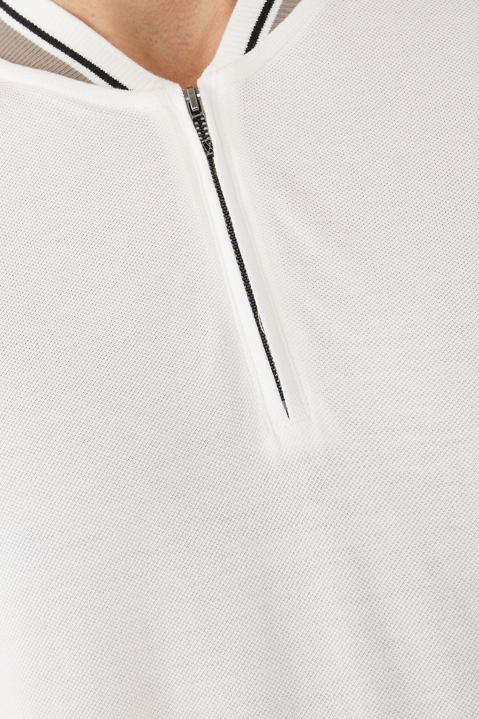 Logo Half-Zip Polo Shirt