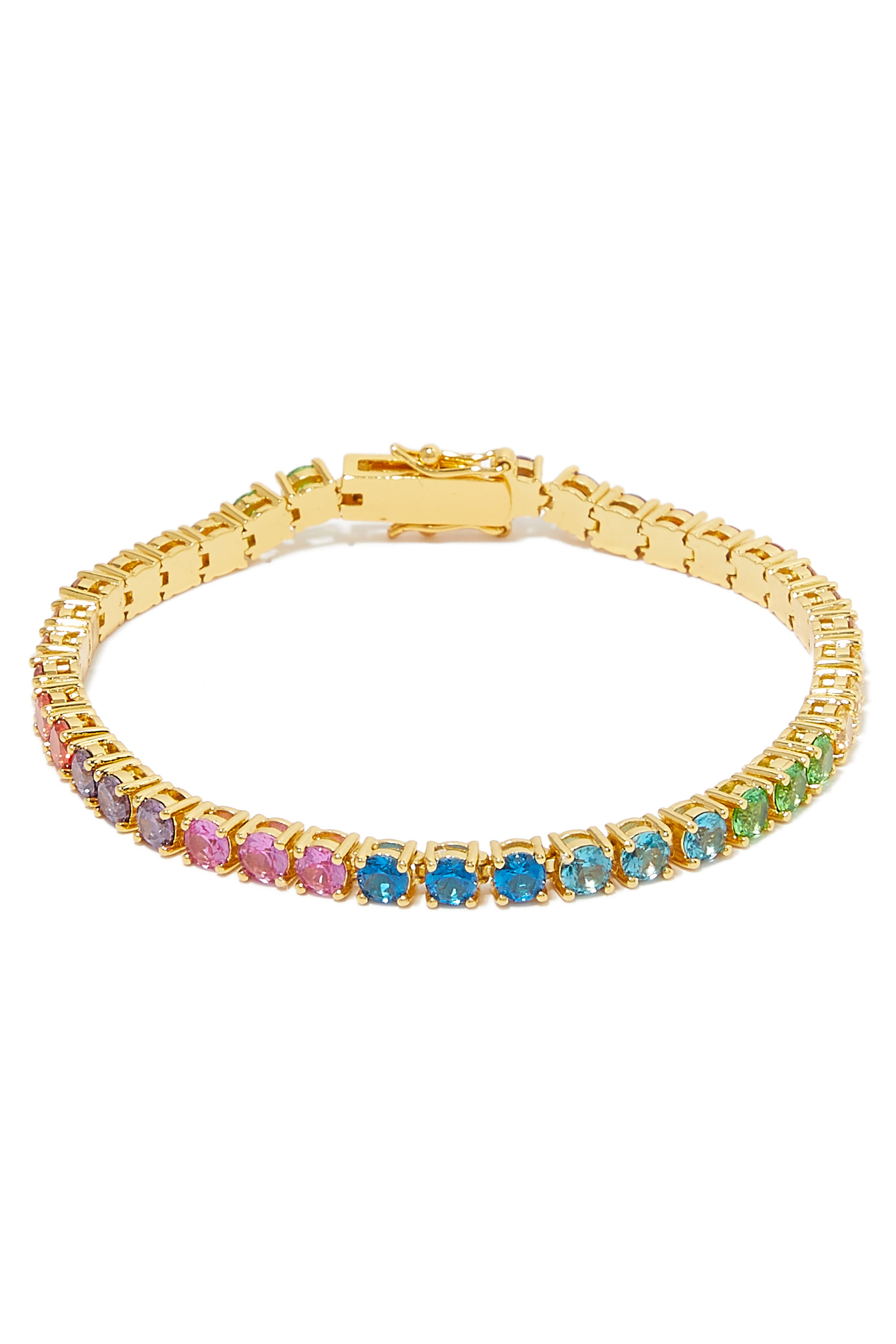 Rainbow Tennis Bracelet