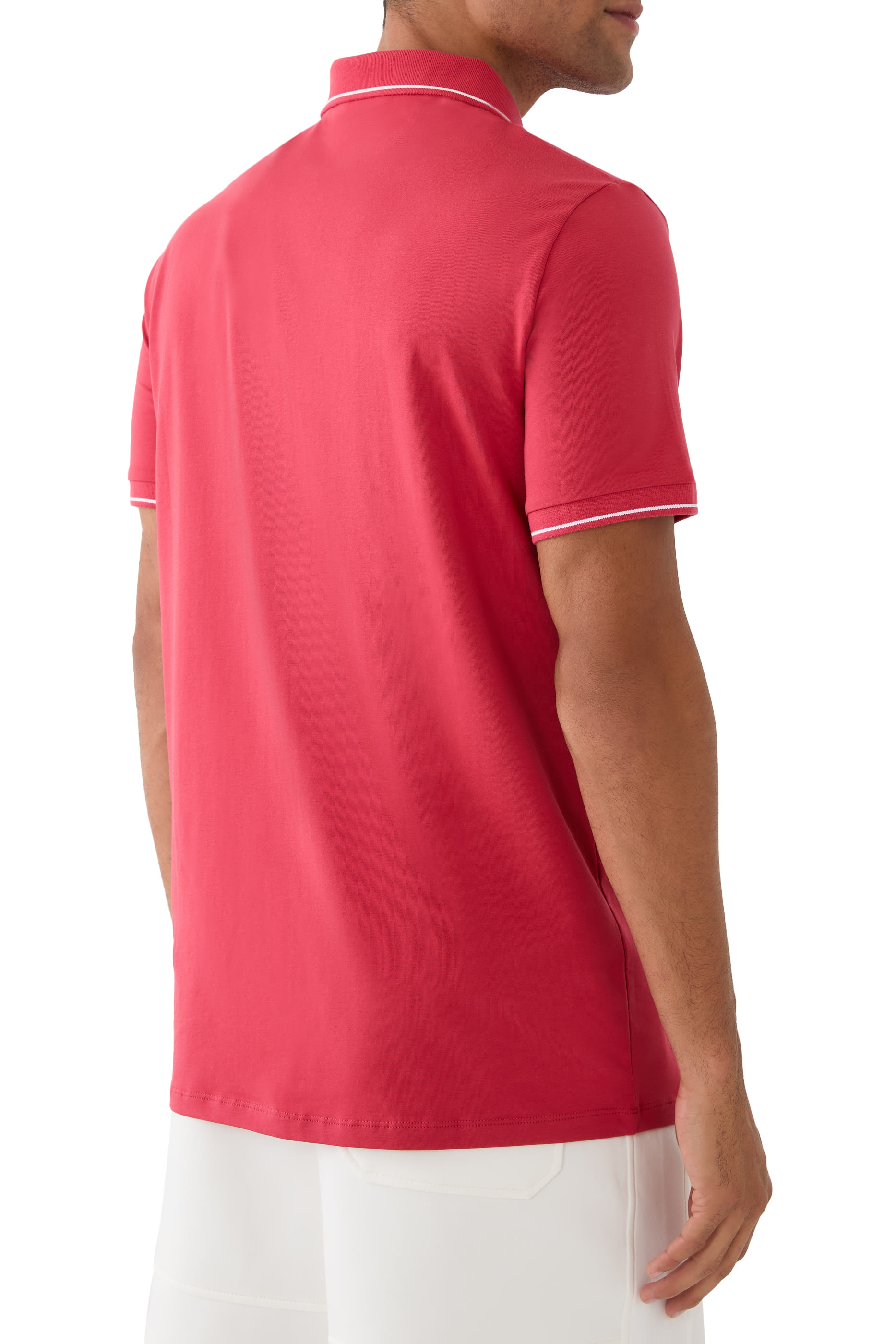 Contrasting Logo Polo Shirt