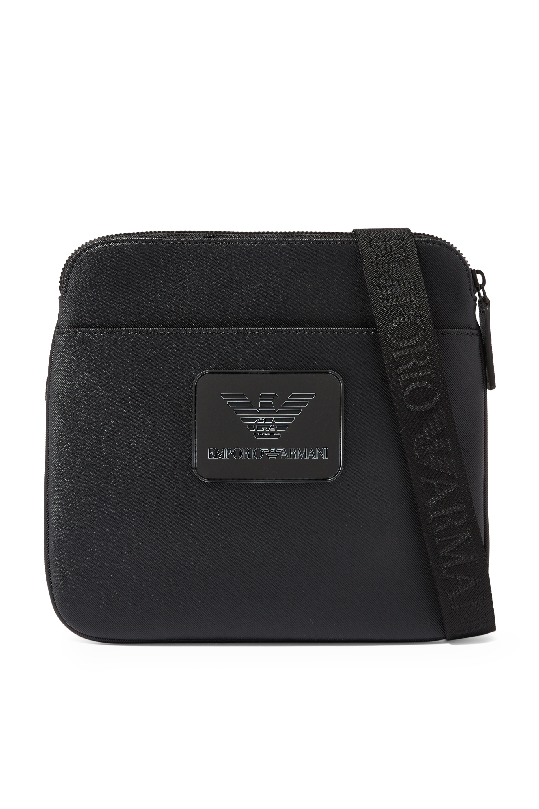 Buy Emporio Armani EA Flat Crossbody Bag for Mens | Bloomingdale's UAE