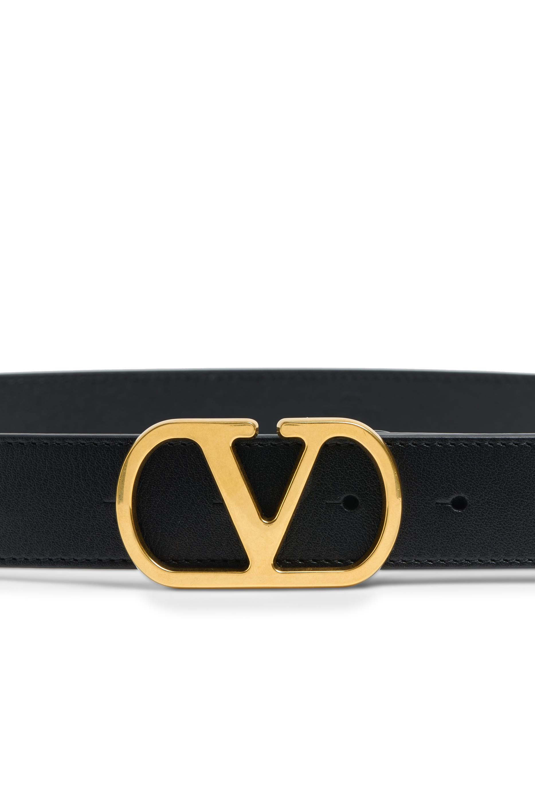 VLogo Signature Belt in Shiny Calfskin 30mm