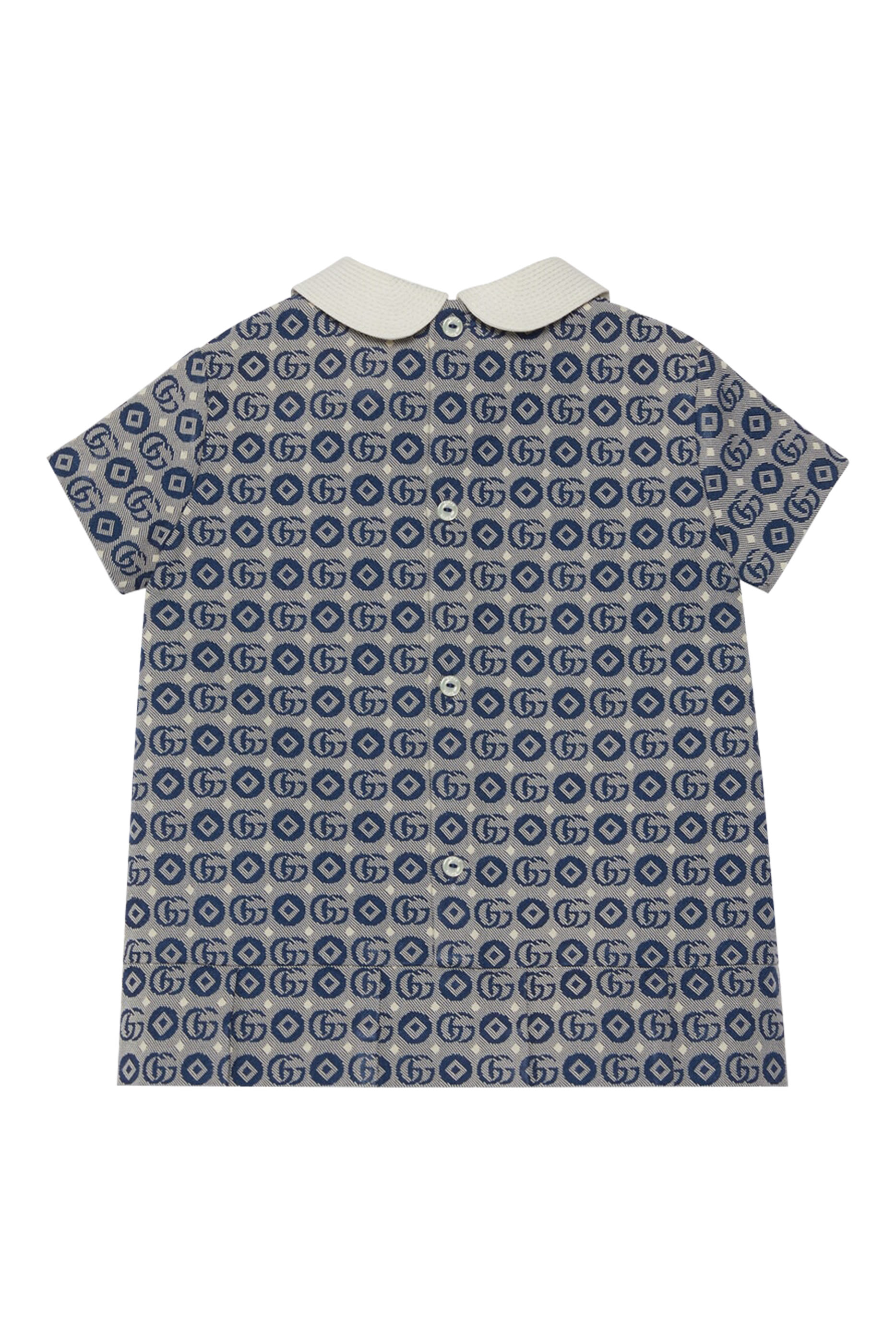 Double G Cotton Jacquard Dress