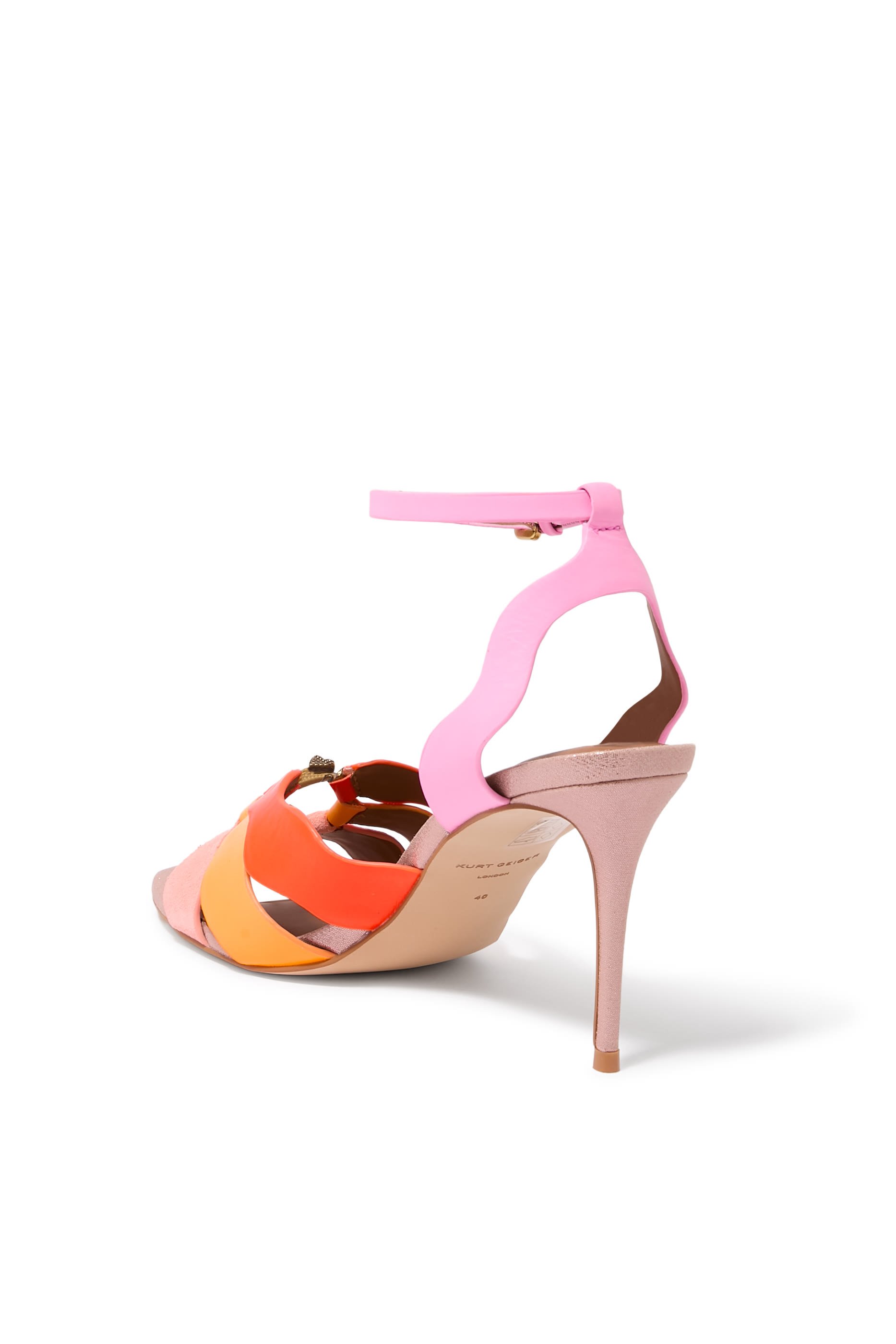 Sun Wave Leather Sandals