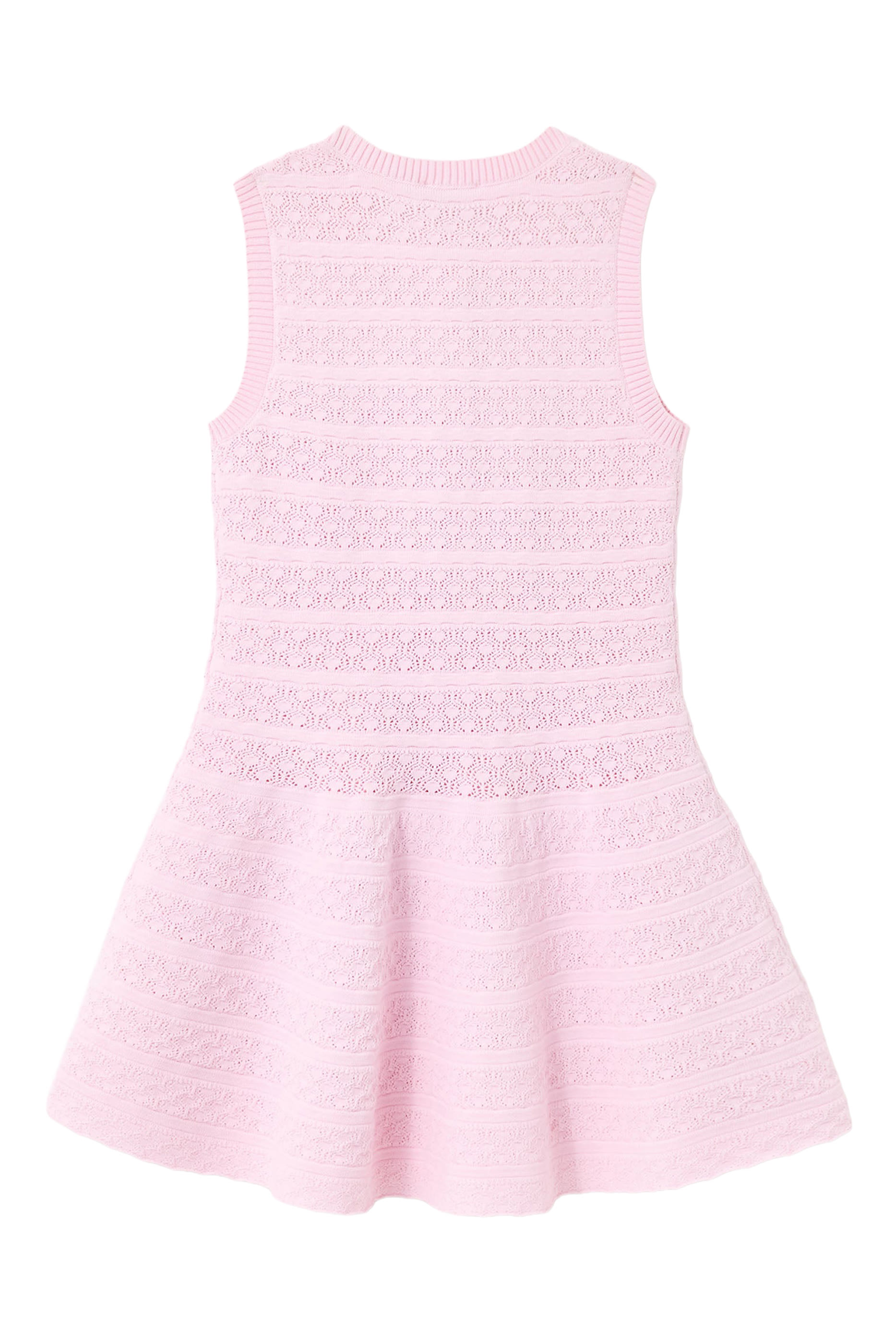 Kids Lace Bow Knit Dress 