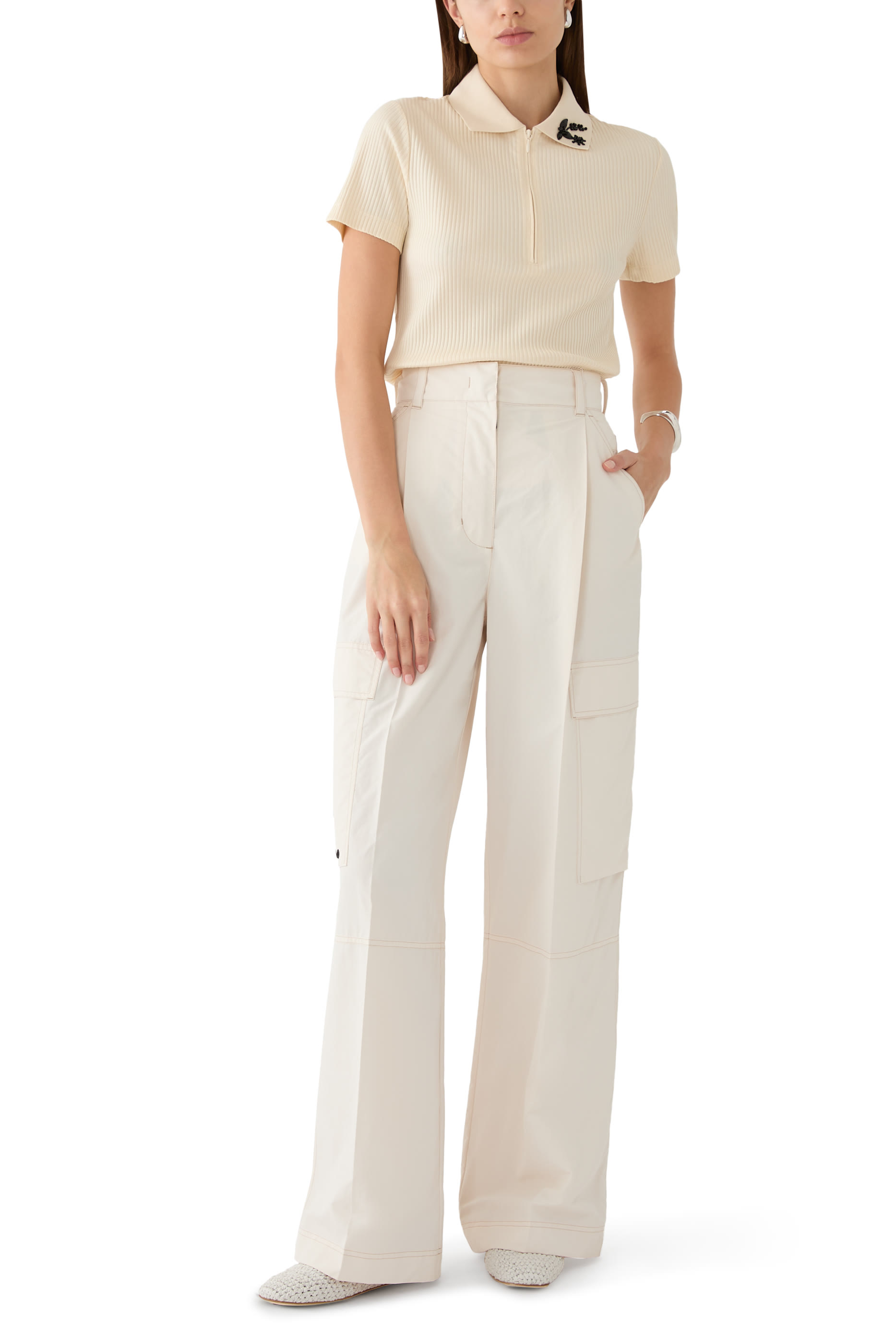 Technical Froiss&eacute; Trousers