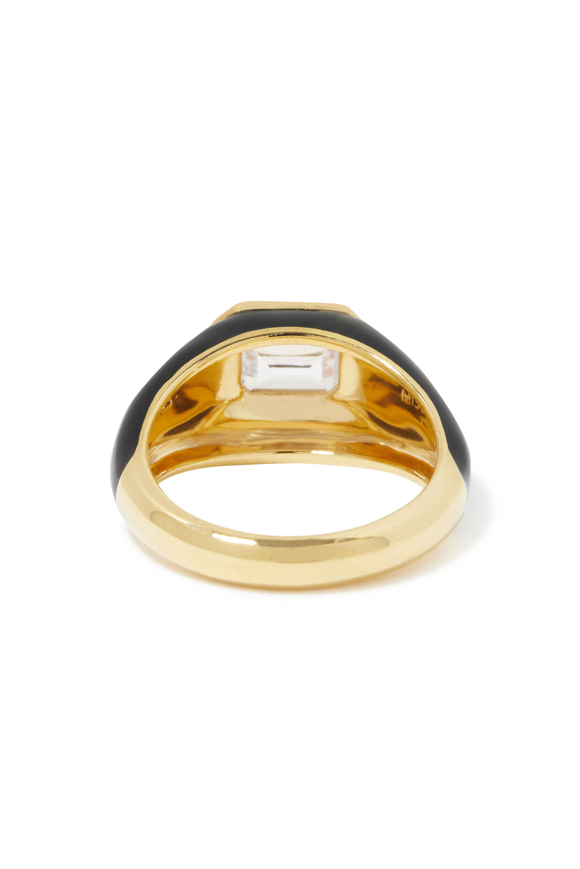Dome Statement Ring, 18k Gold-Plated Sterling Silver