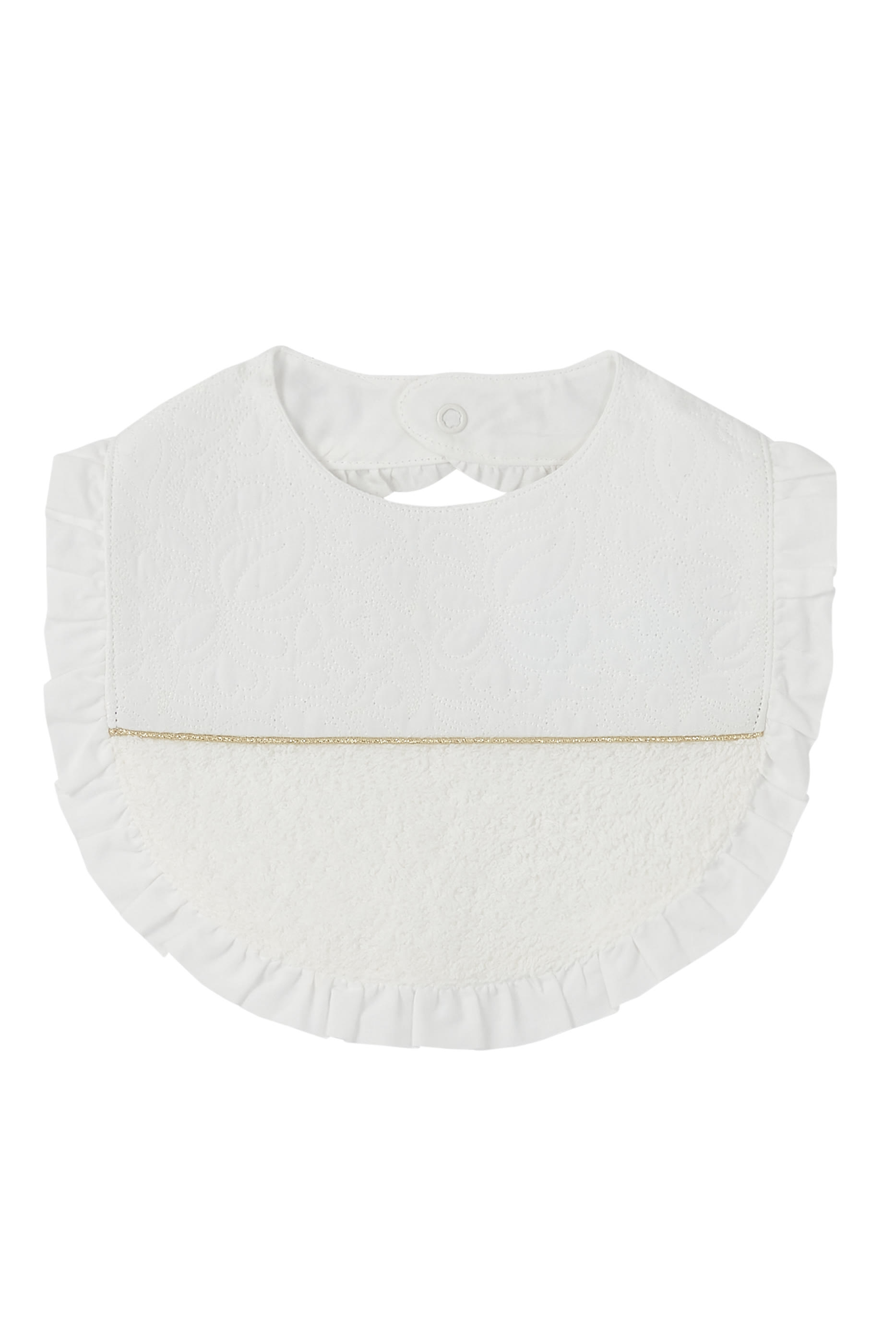 Cotton Ruffled Bib