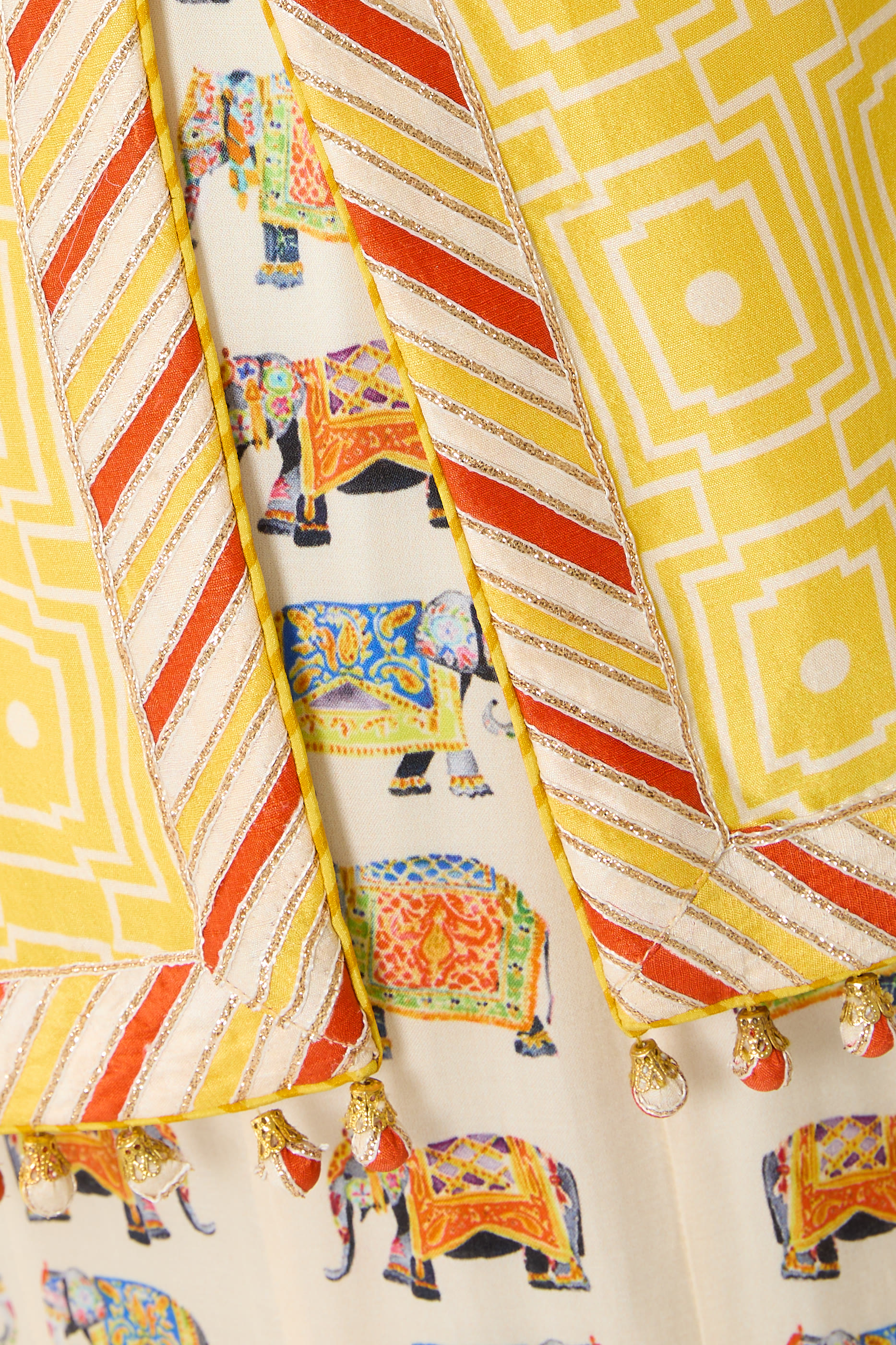  Printed Short Kurta and Palazzo Set with Dupatta