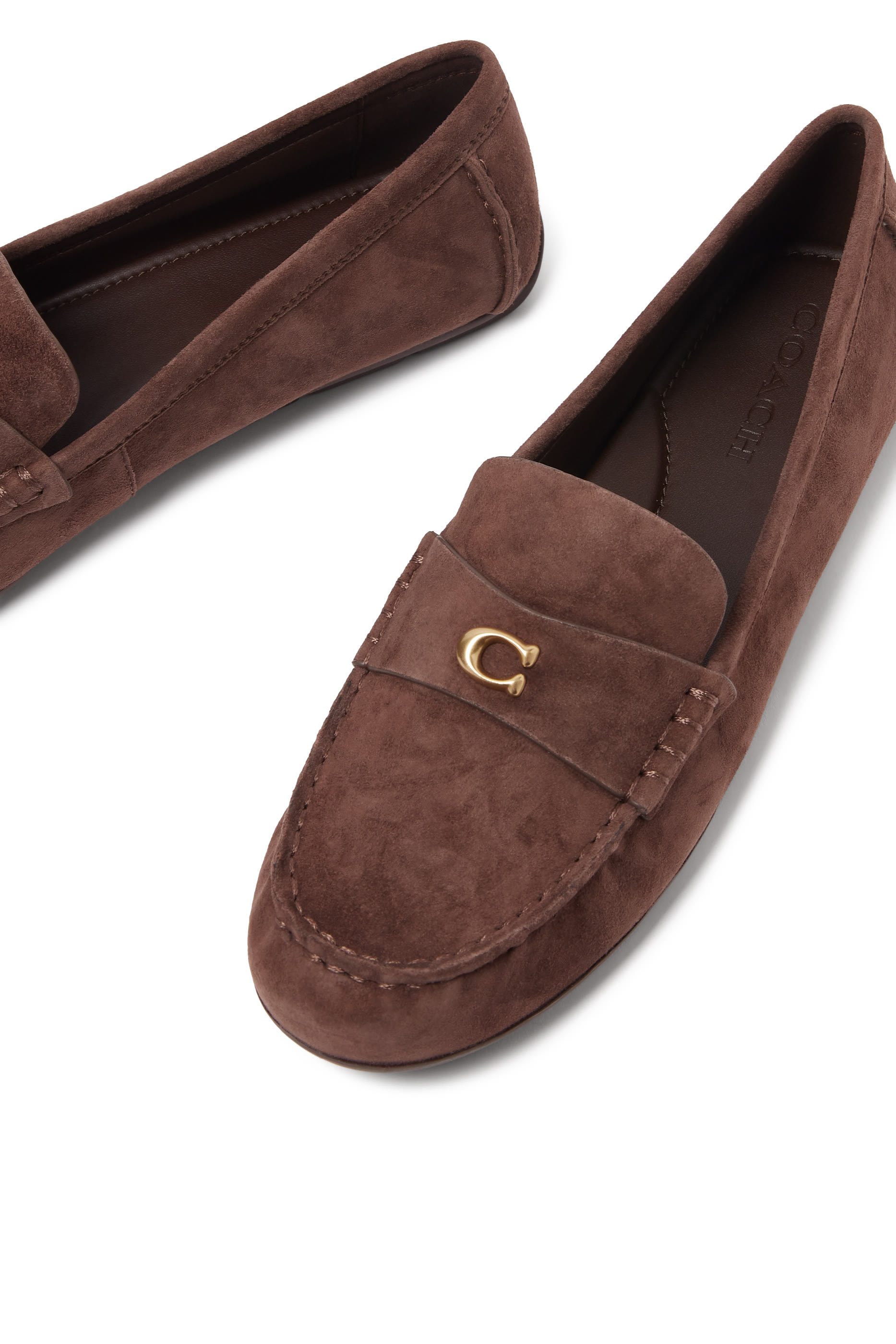 Sculpted C 15 Suede Driver Loafers 