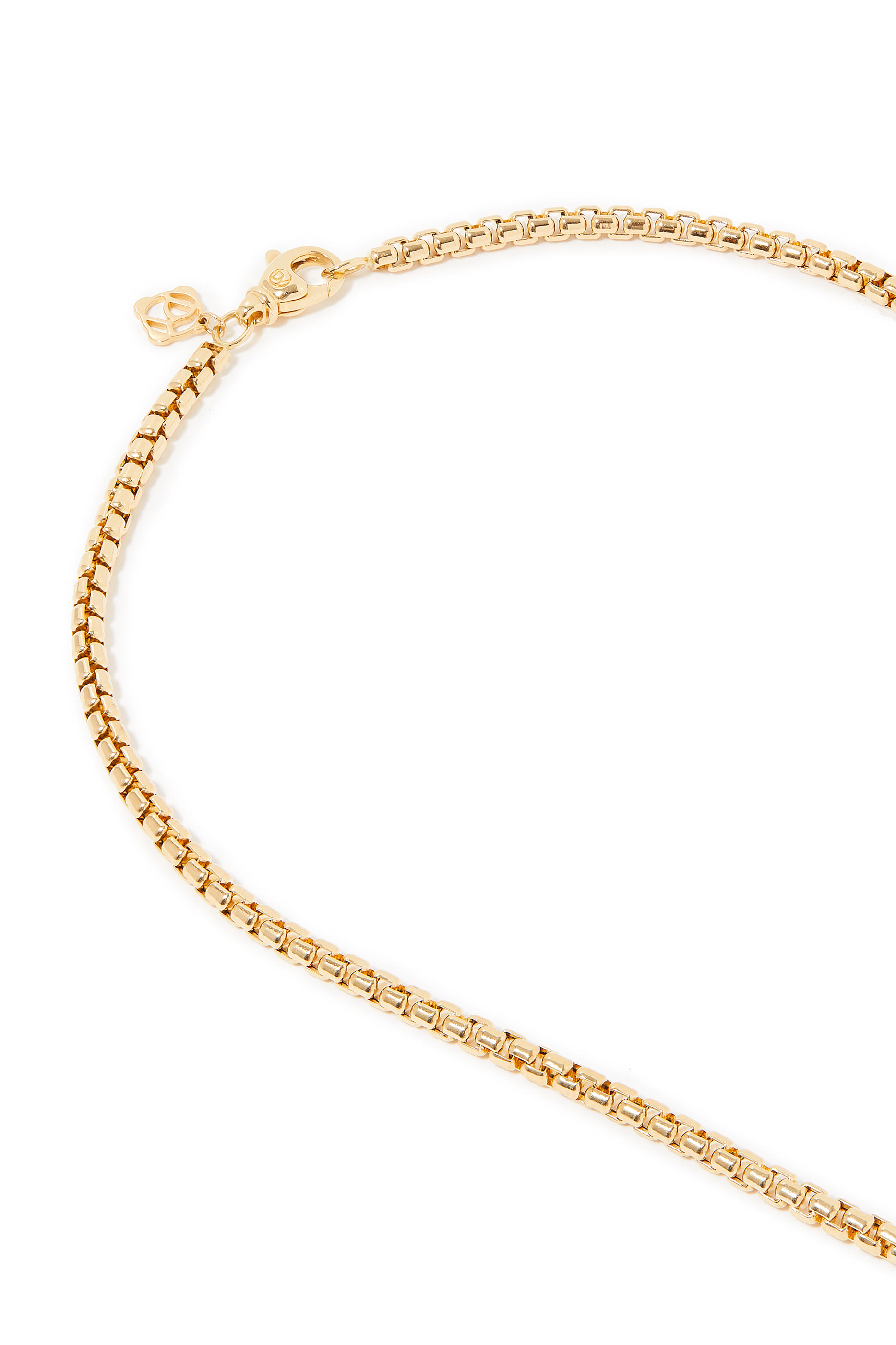 18in Box Chain Necklace, 18K Yellow Gold