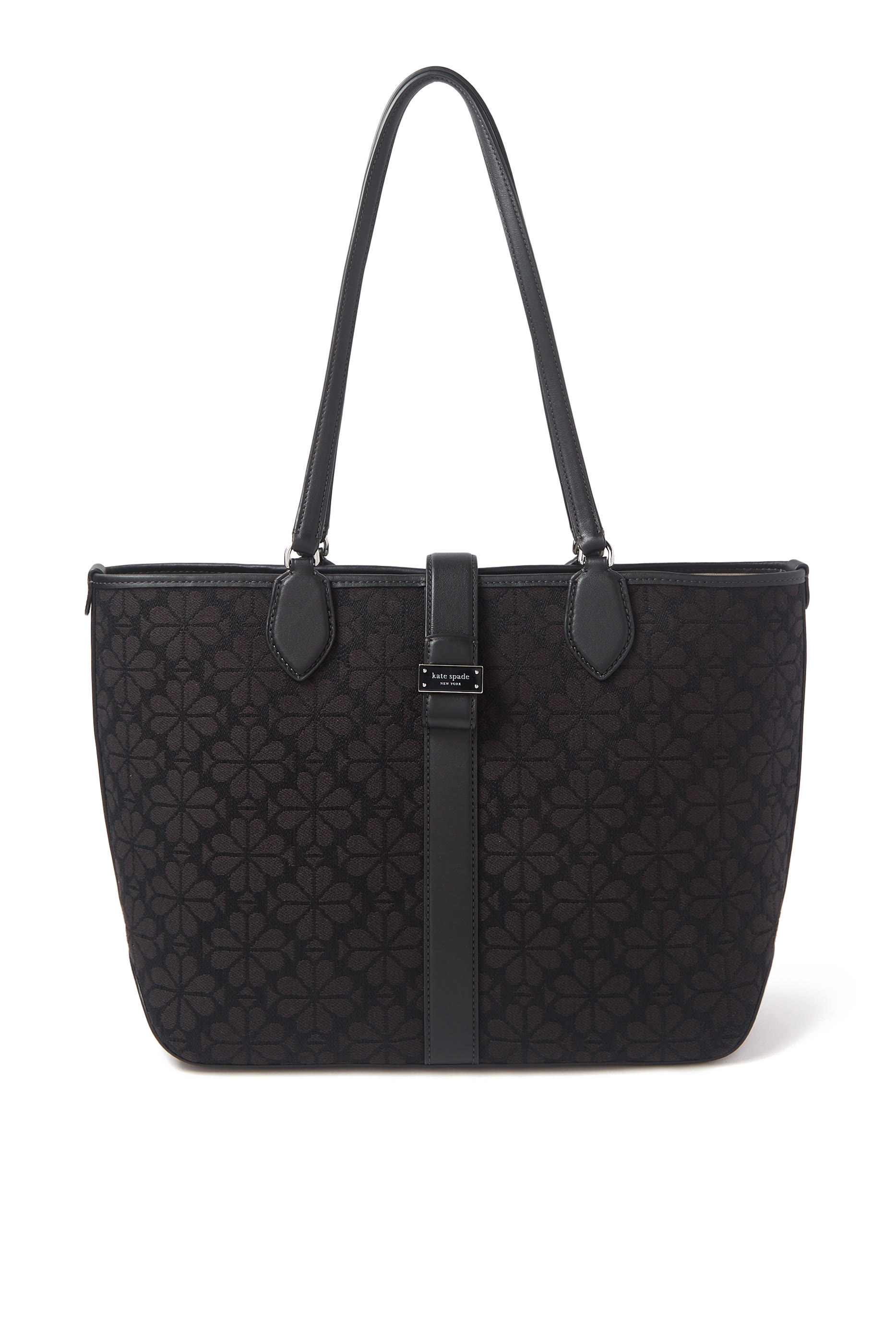 Spade Flower Jacquard Medium Tote Bag