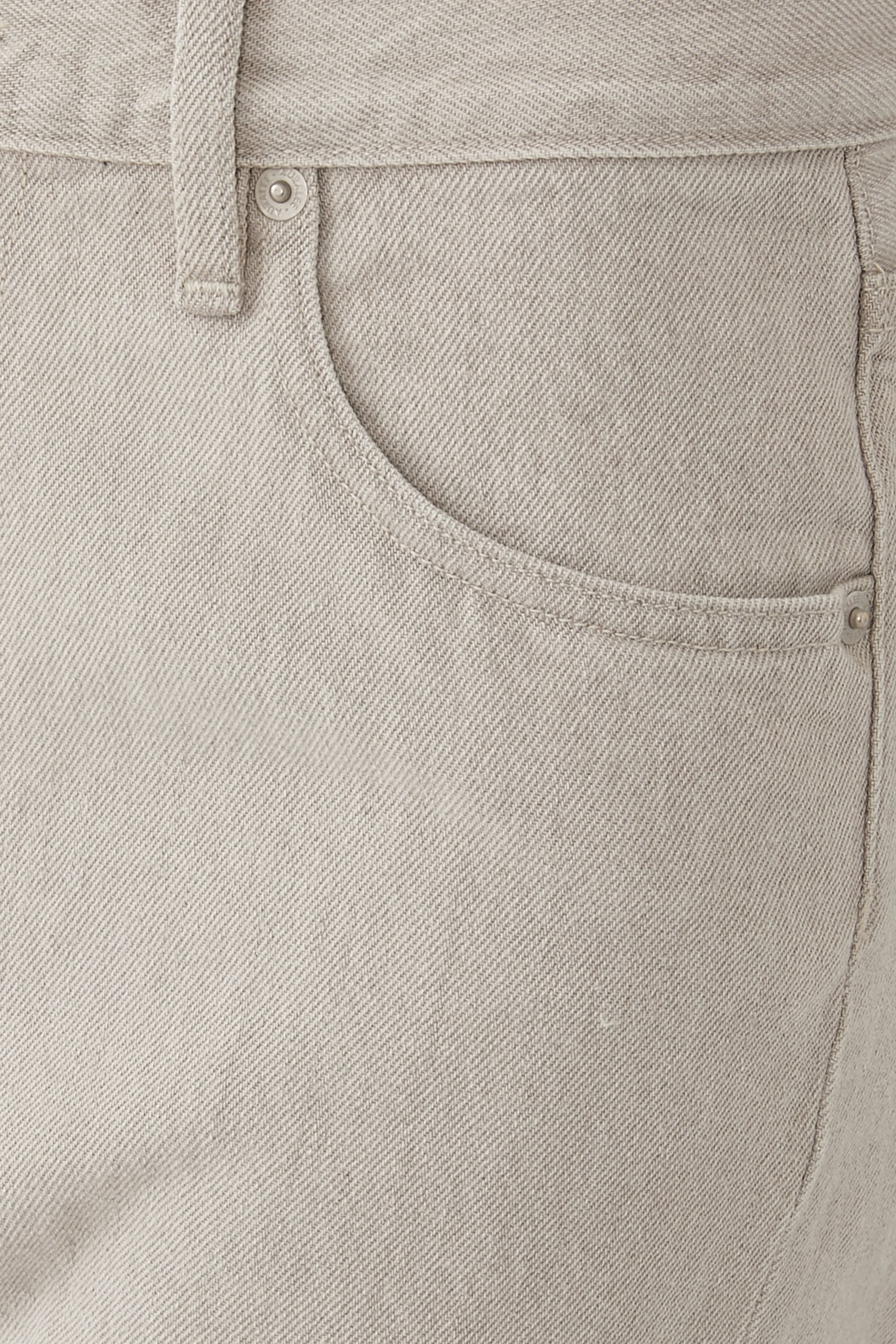 Faded Hard Twist Denim 5P Pants