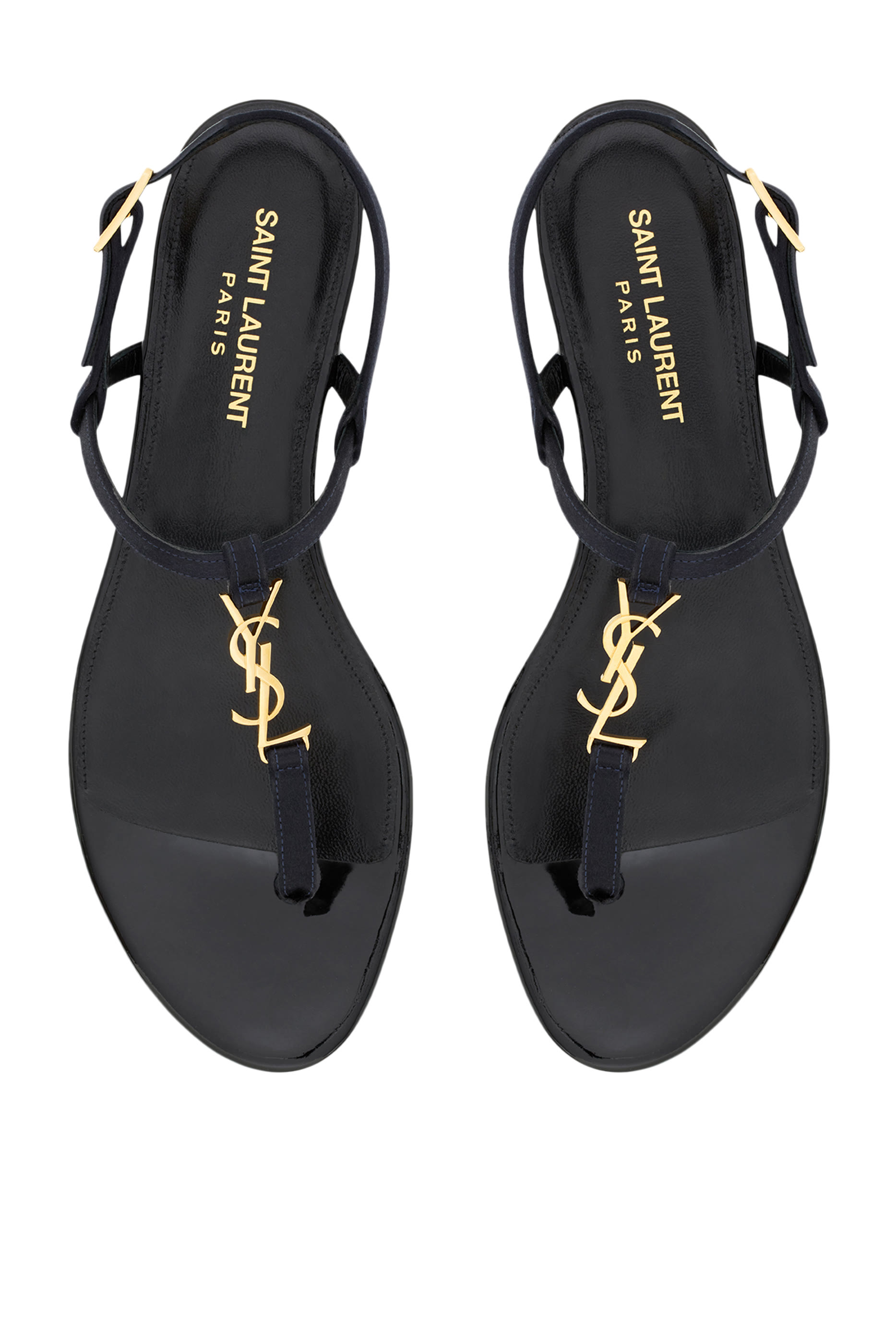 Cassandra Flat Silk Satin Sandals